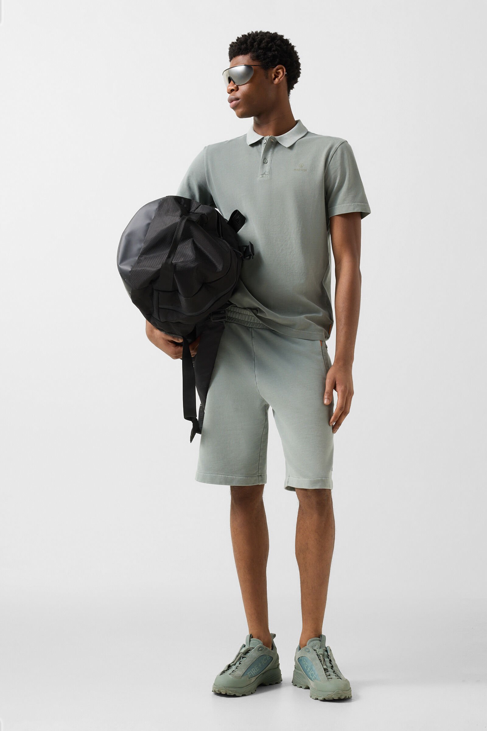 Ramon polo shirt Eucalyptus