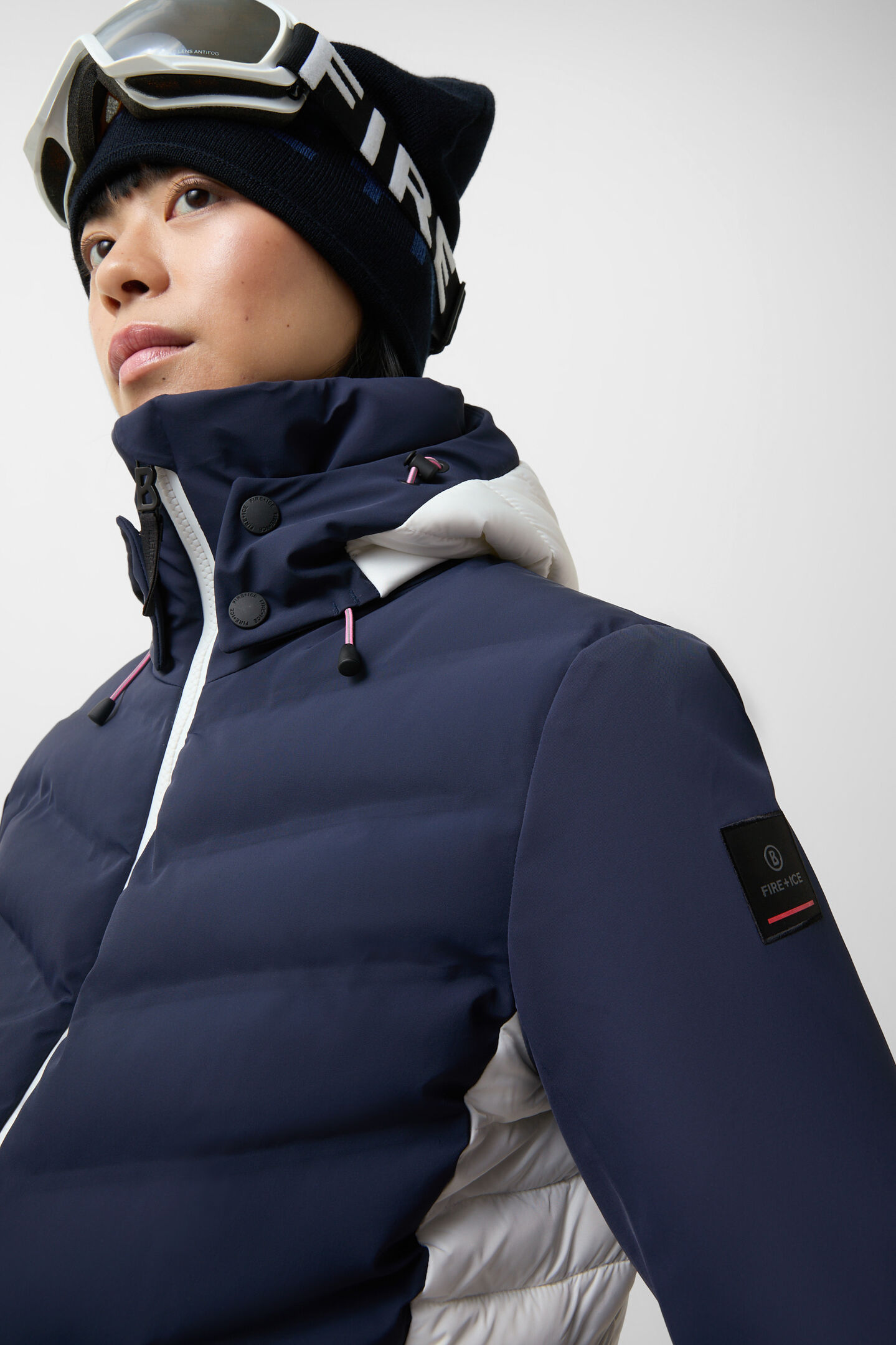 Janka ski jacket Navy blue/white