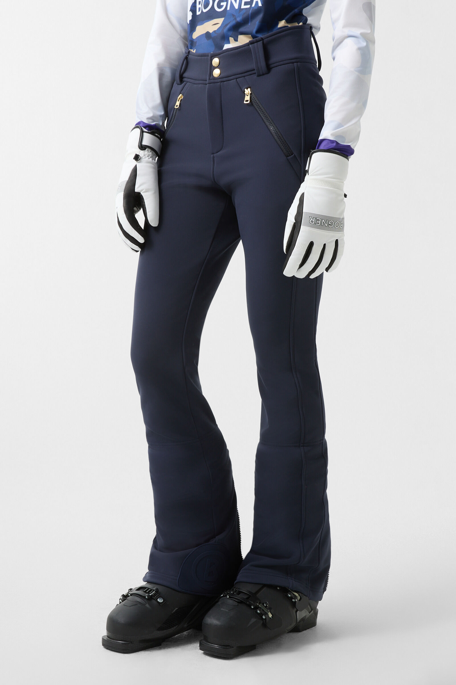 Softshell-Skihose Hazel Navy-Blau