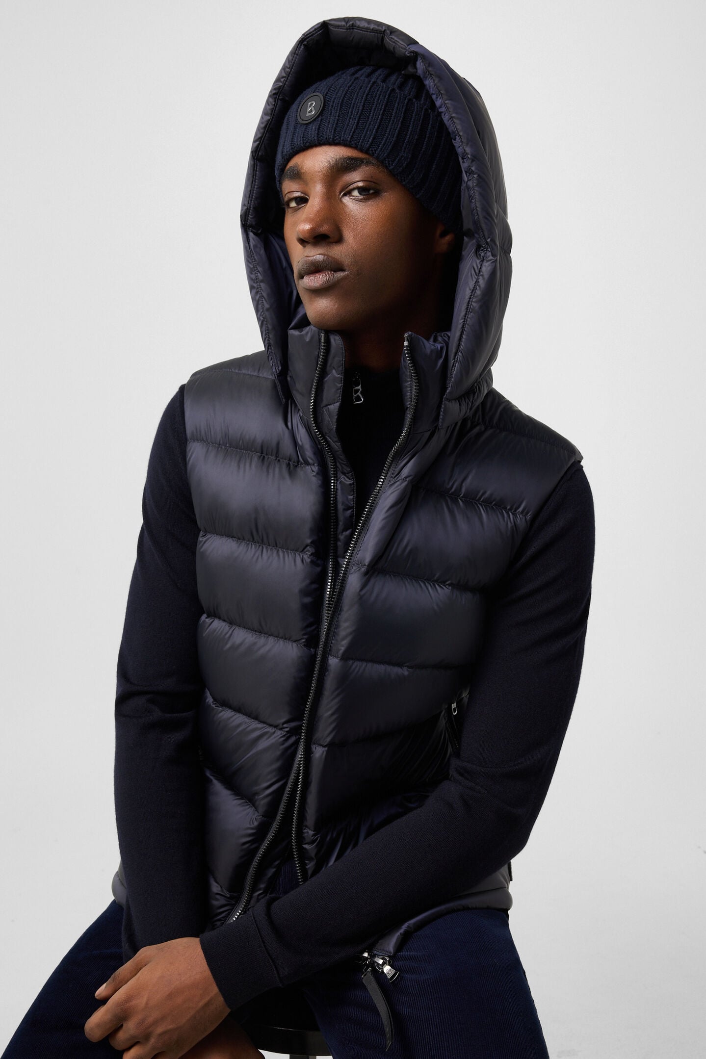 Holger Down Vest Navy