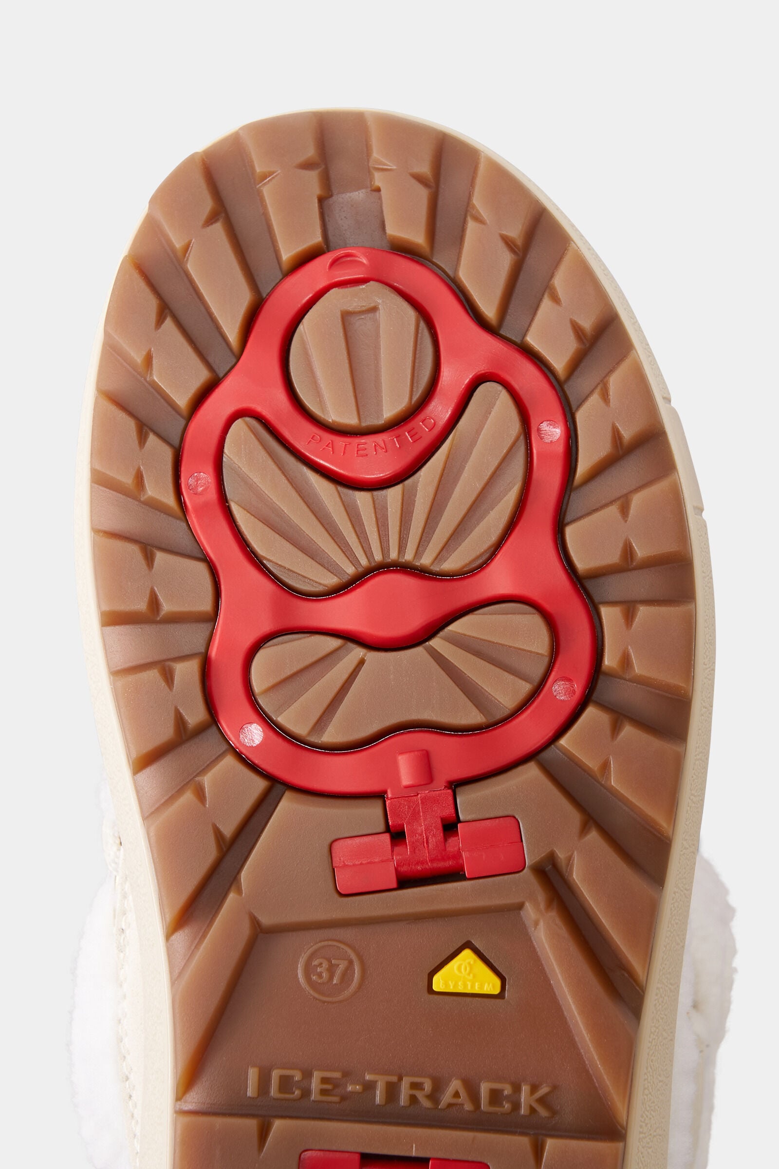 Snow Boots Chamonix mit Spikes Off-White