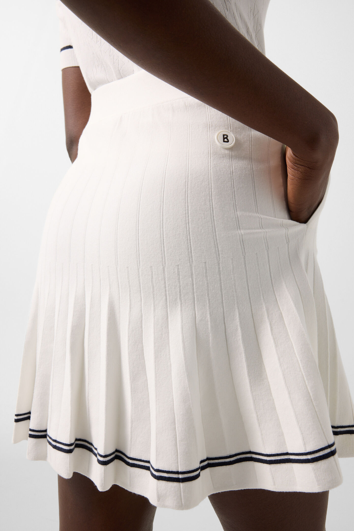 Knitted skirt Myra White