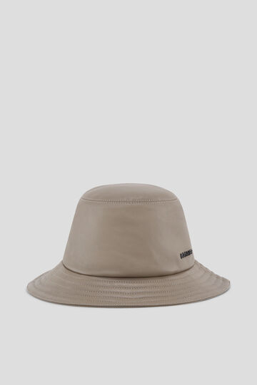 Henny Leather bucket hat