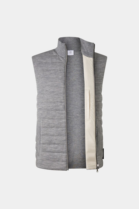 Gebreid gilet Lavin Lichtgrijs Gebreid gilet Lavin Lichtgrijs