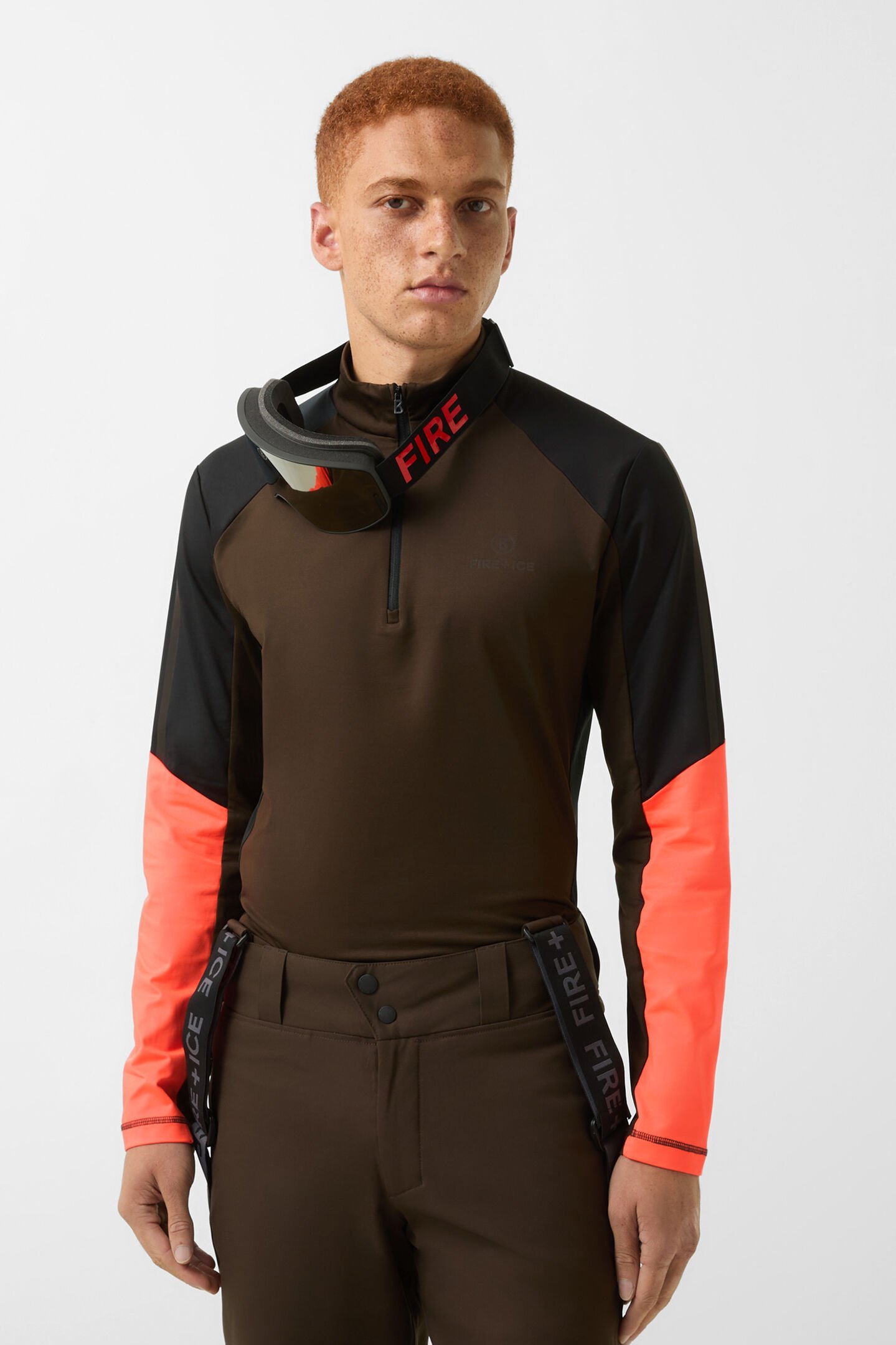 Première couche Berkan Chocolat/orange fluo