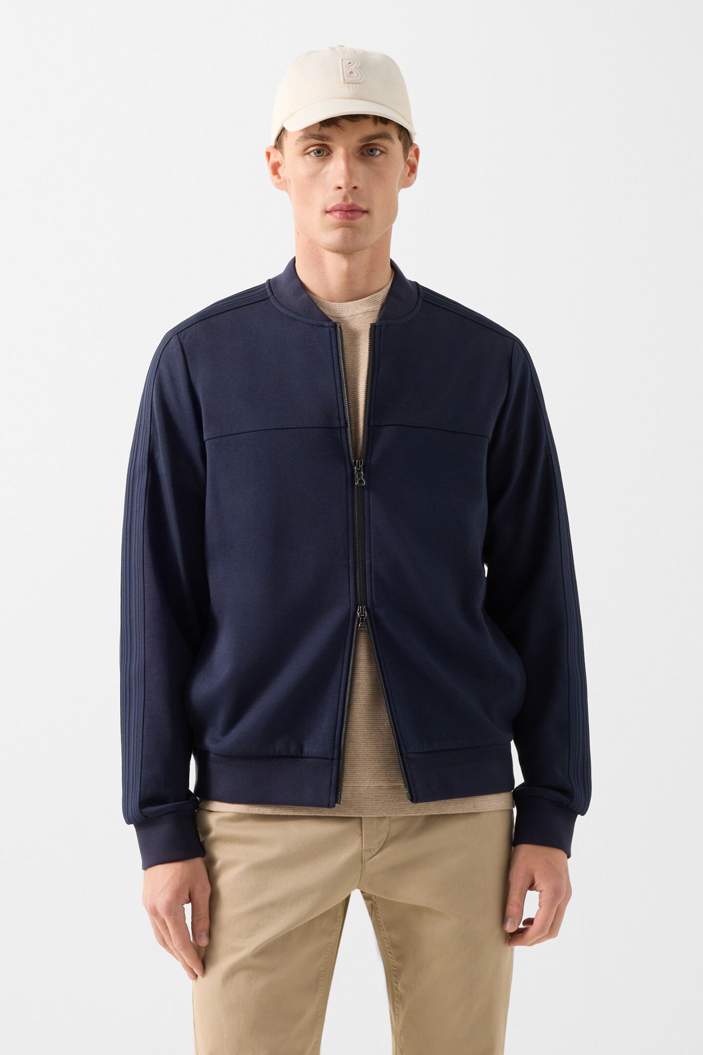 Sweatjacke Lennox Navy-Blau