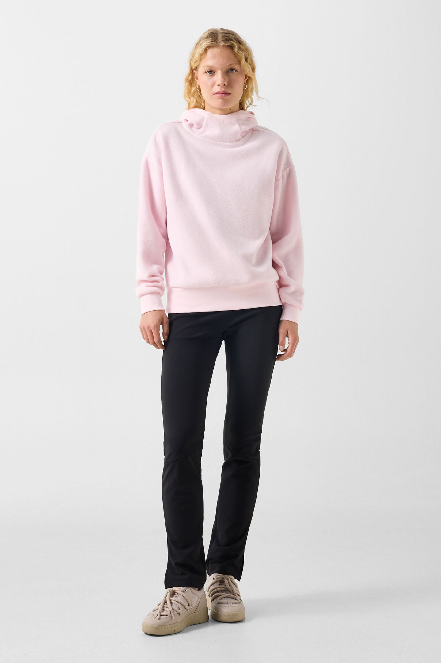 Iva Mid-Layer Fleece Hoodie Pink