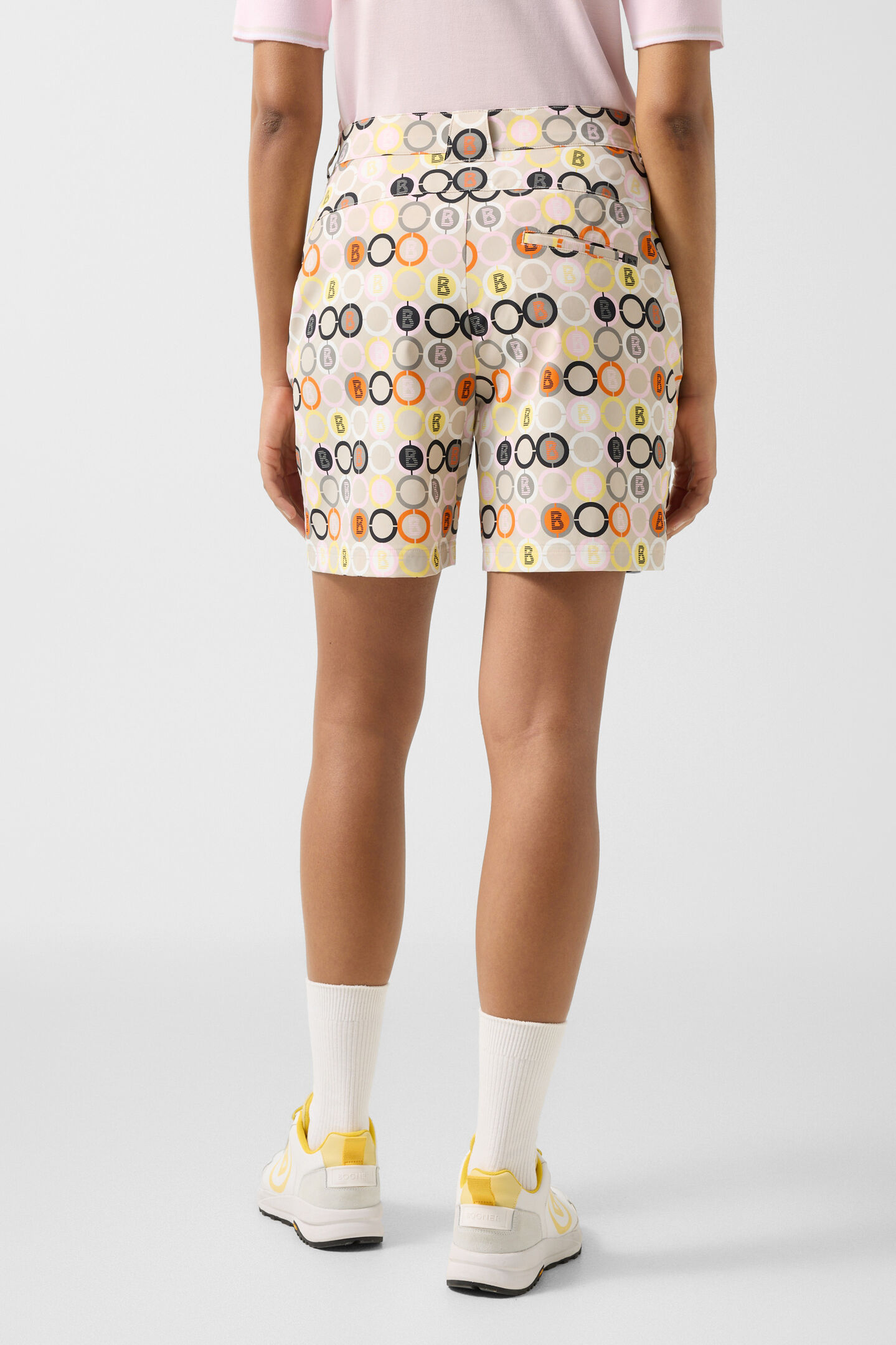 Funktions-Shorts Eleni Sand/Orange/Grau