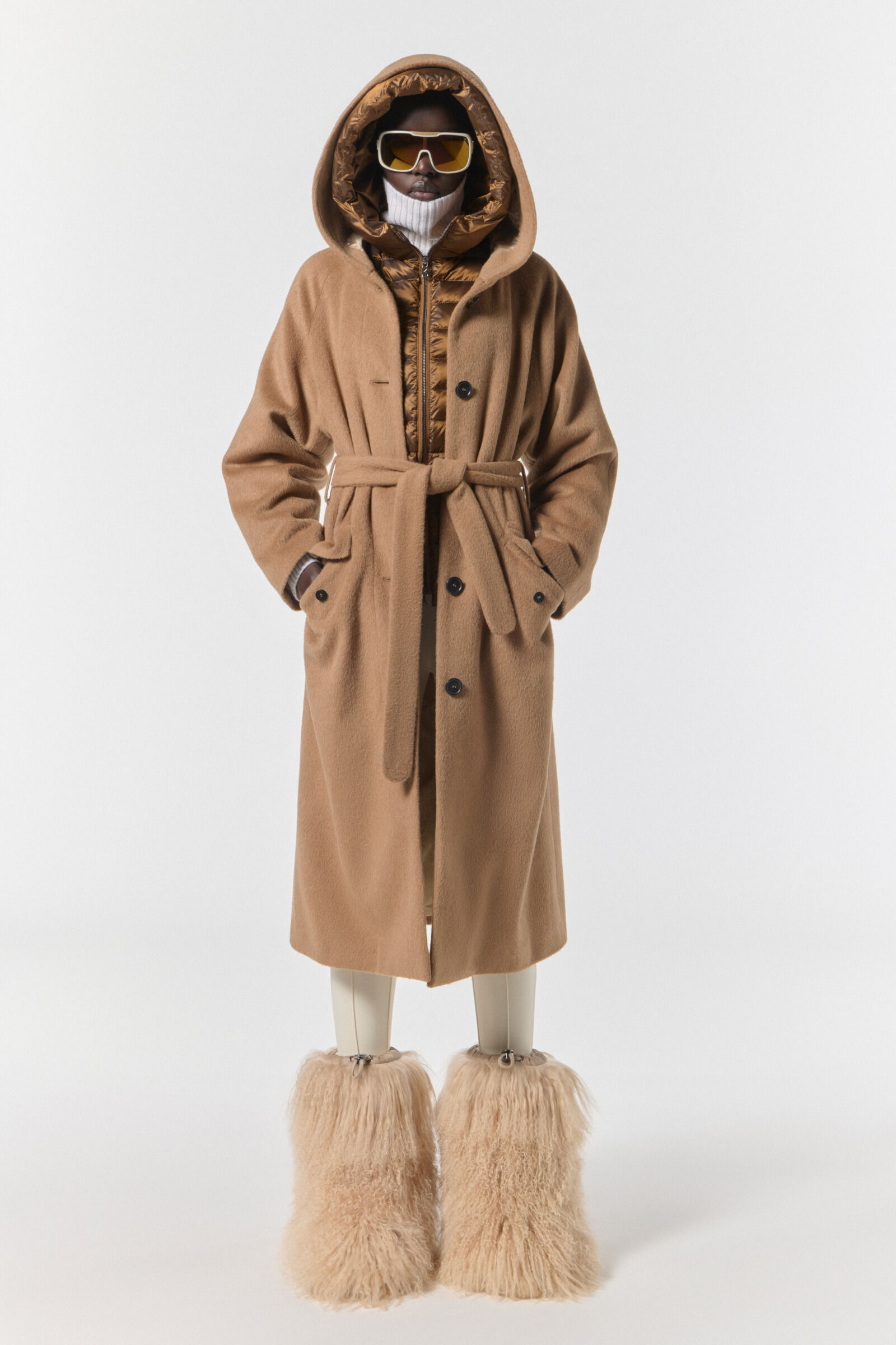 Runa wool coat Camel