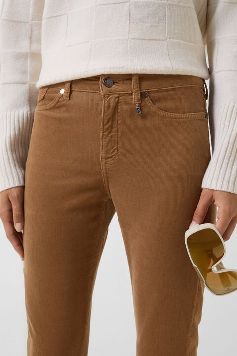 Julie 7/8 corduroy trousers Hazel Julie 7/8 corduroy trousers Hazel