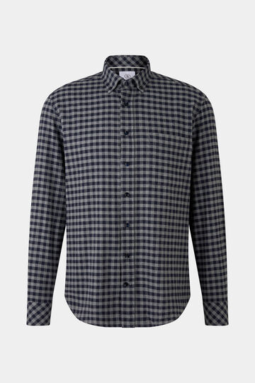 Flanell-Hemd Timt Navy-Blau/Grau Flanell-Hemd Timt Navy-Blau/Grau