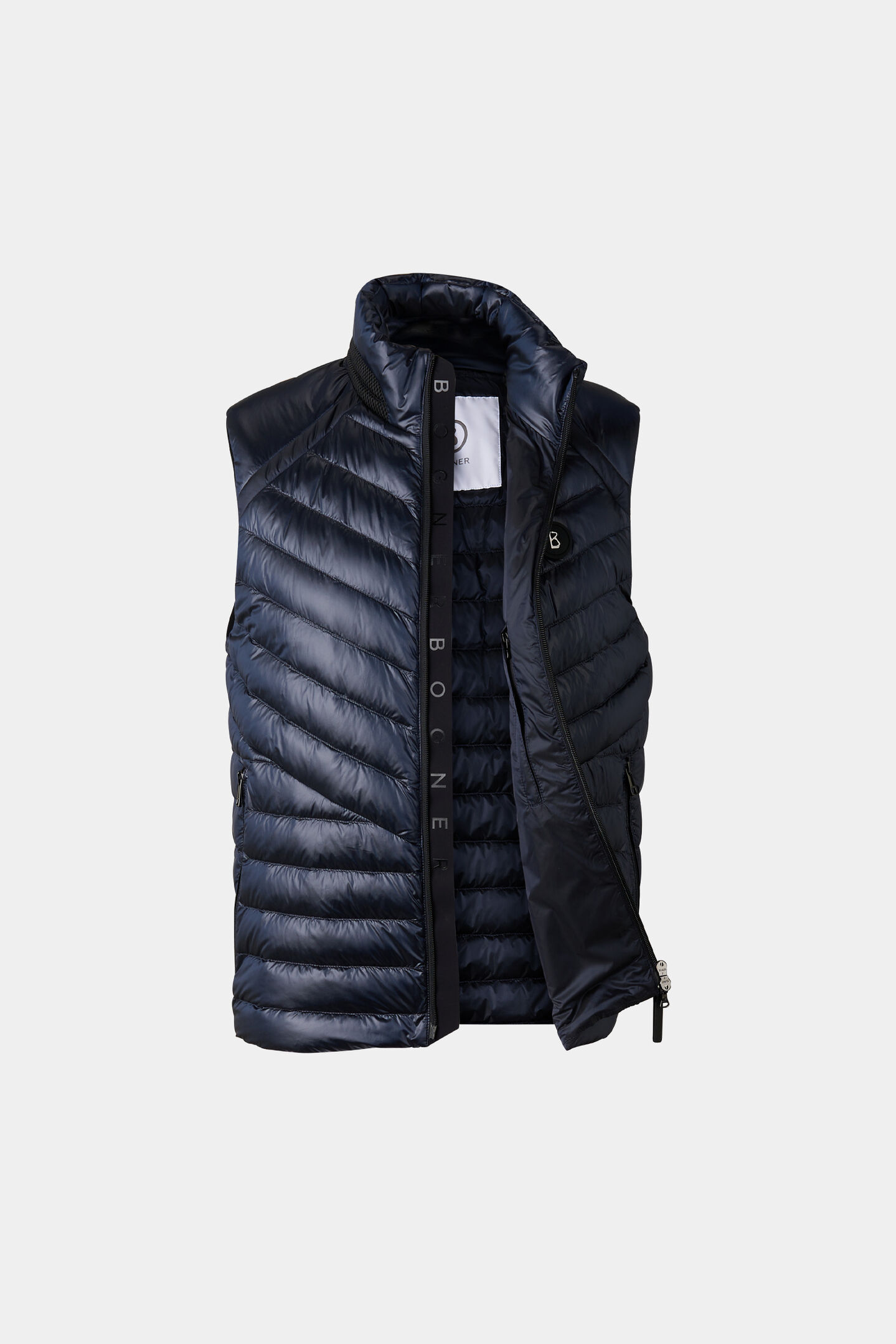 Lasse quilted waistcoat Dark blue