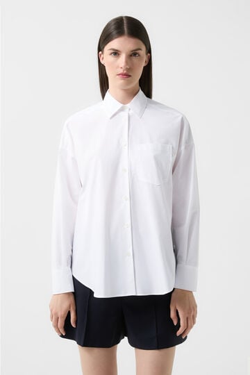 Poplin blouse Nadine White Poplin blouse Nadine White