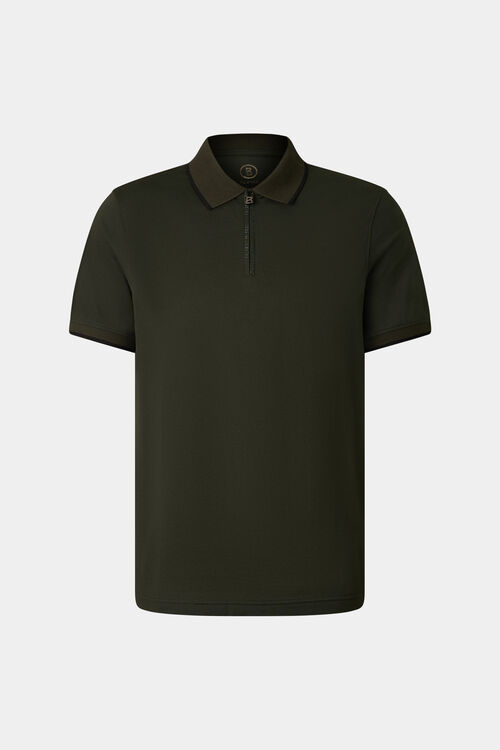 Polo-Shirt Timo Dunkelgr&uuml;n