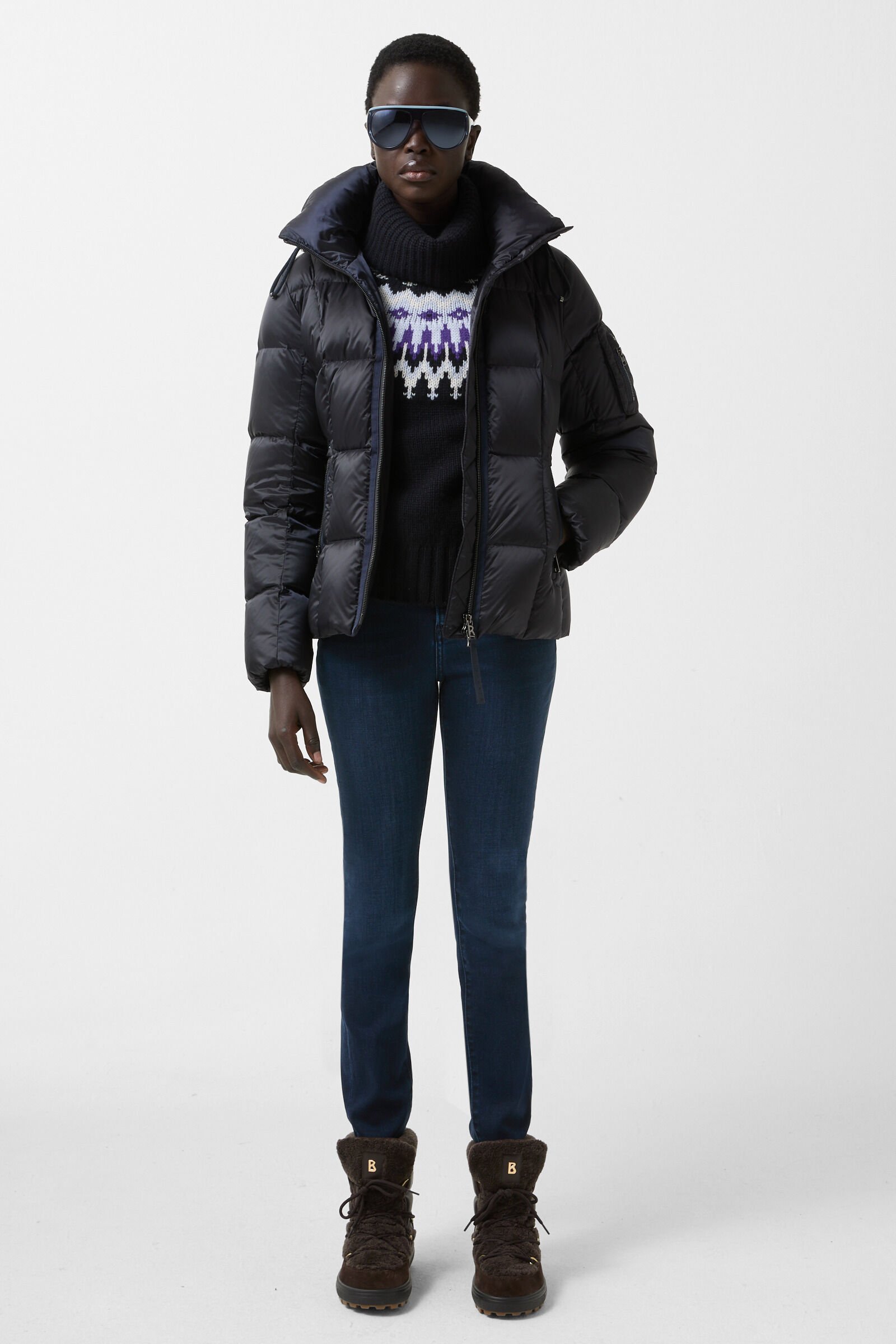 7/8 slim fit jeans Julie Dark Denim Blue