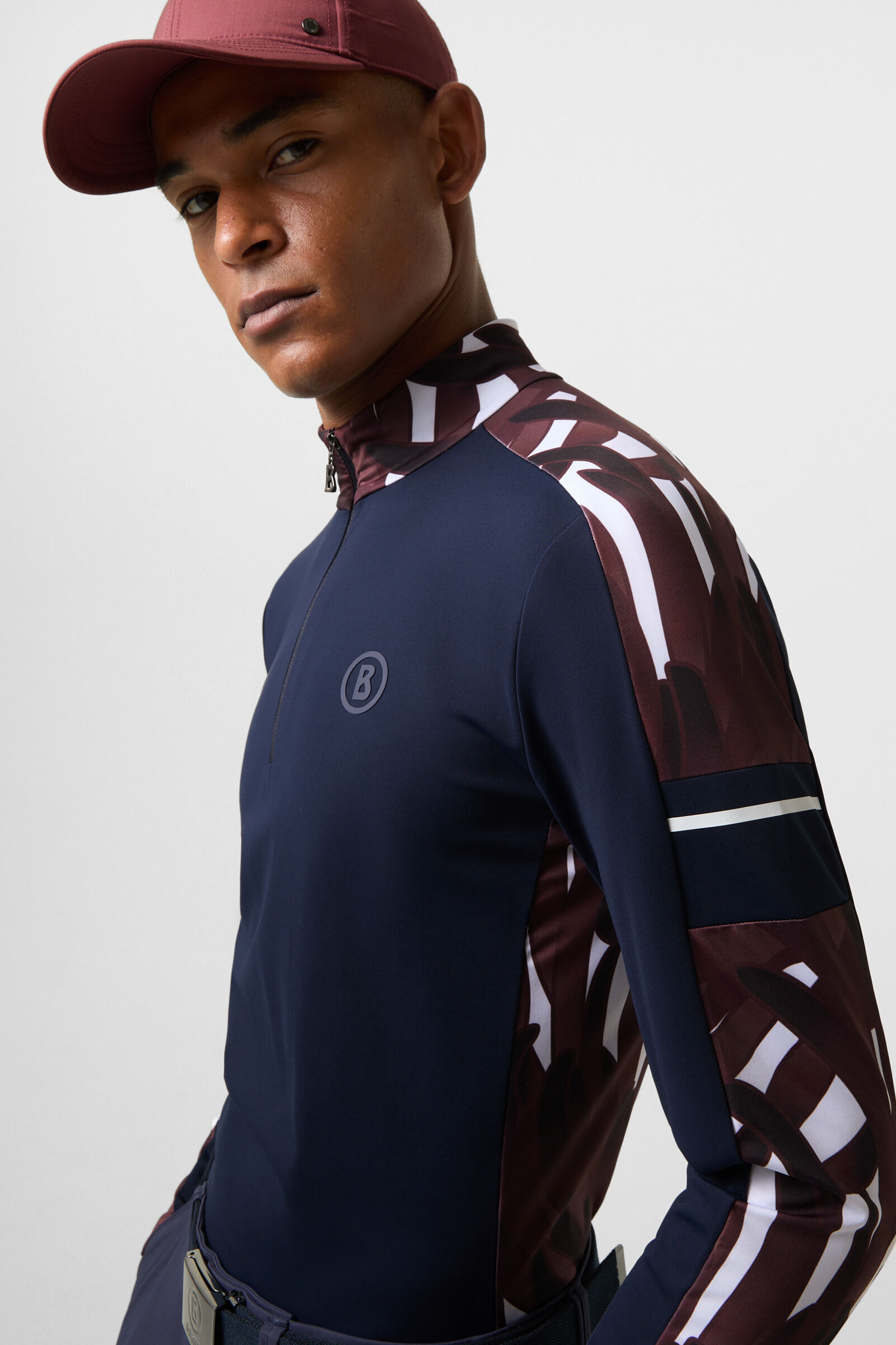 First Layer Gary Navy-Blau/Bordeaux