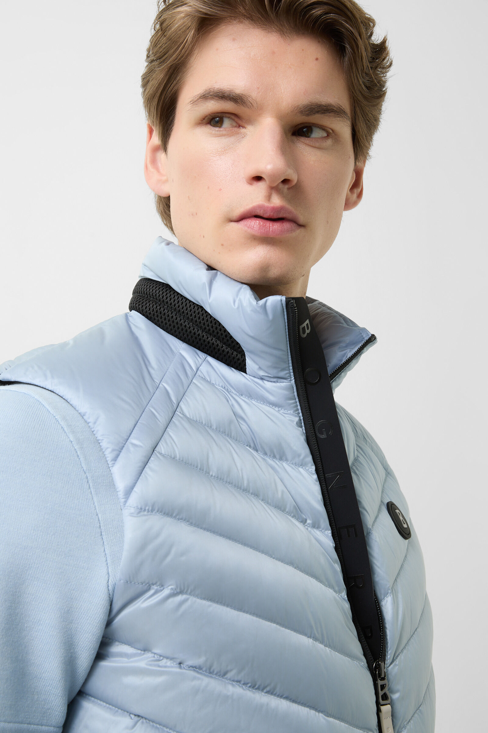 Lasse lightweight down waistcoat Light blue