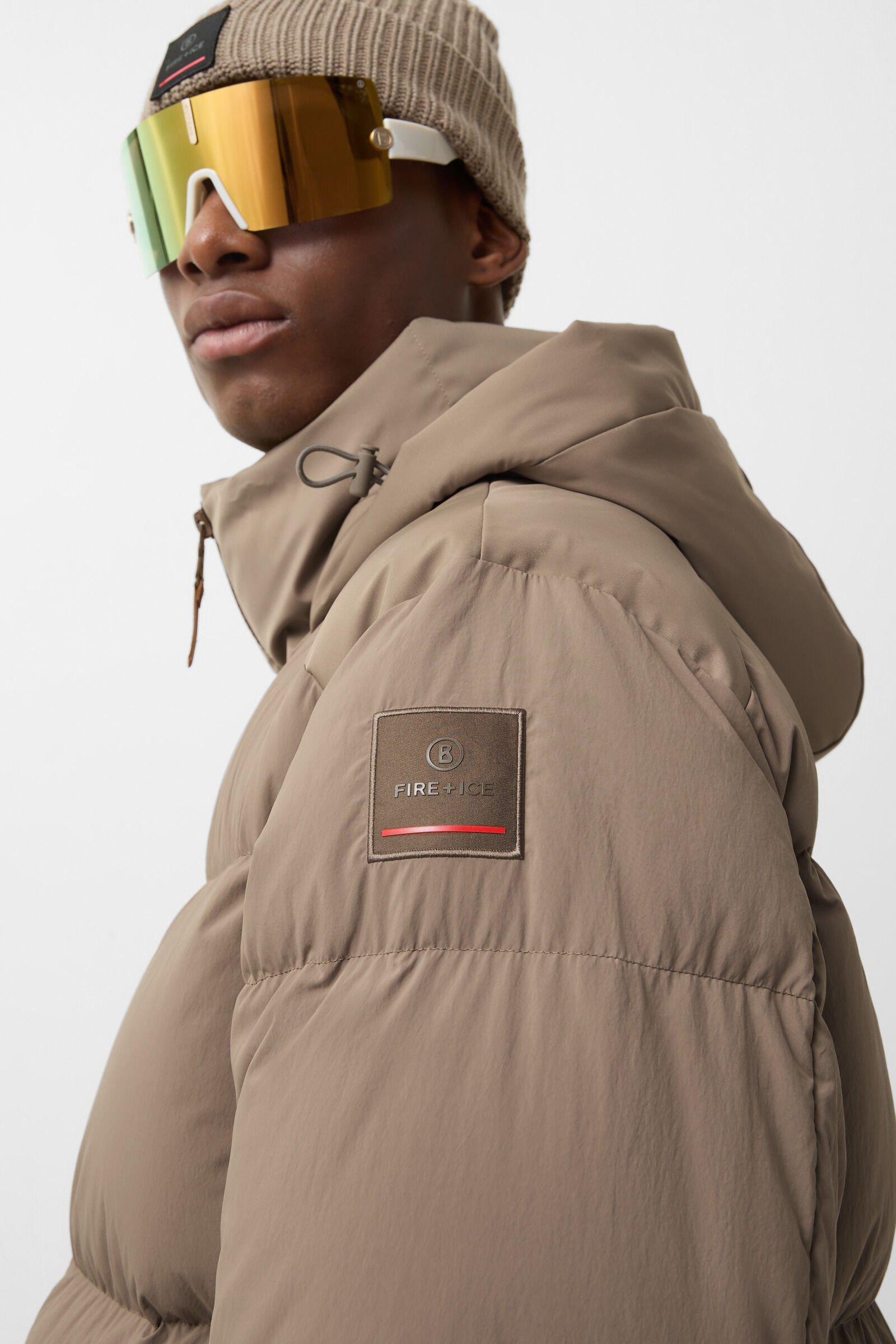 Yaron down short coat Caramel