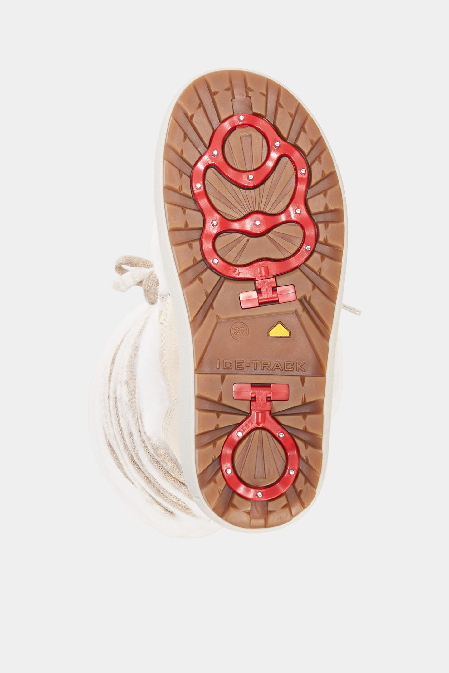Chamonix Snow Boots with Spikes Off-White