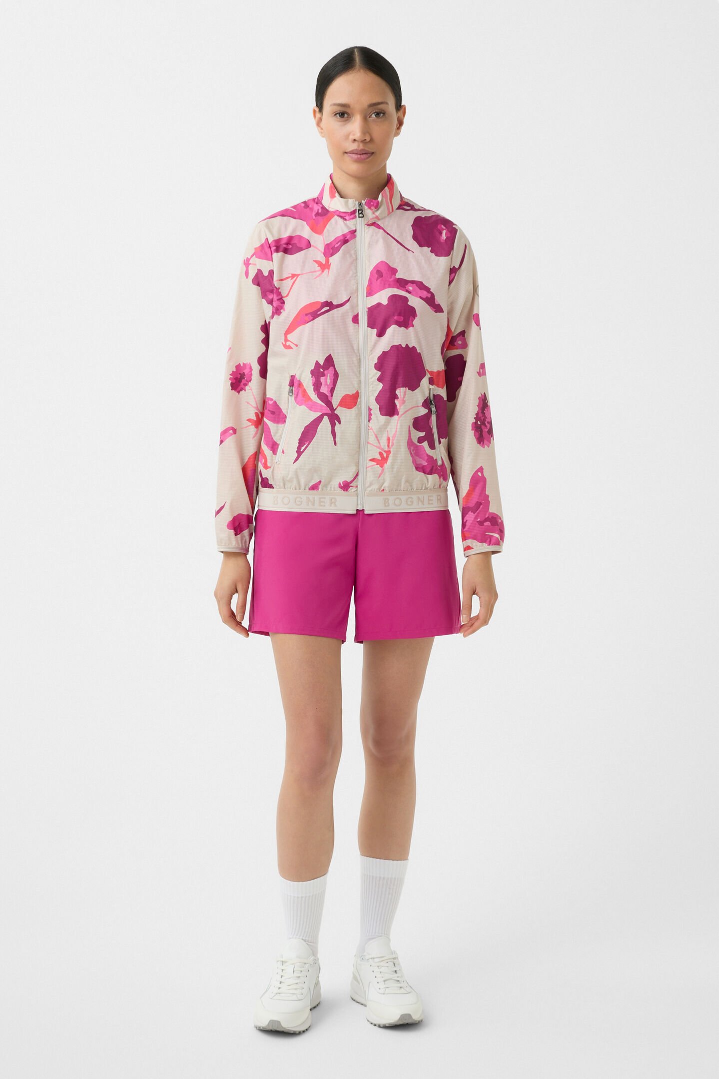 Sofie windbreaker jacket Beige/Pink