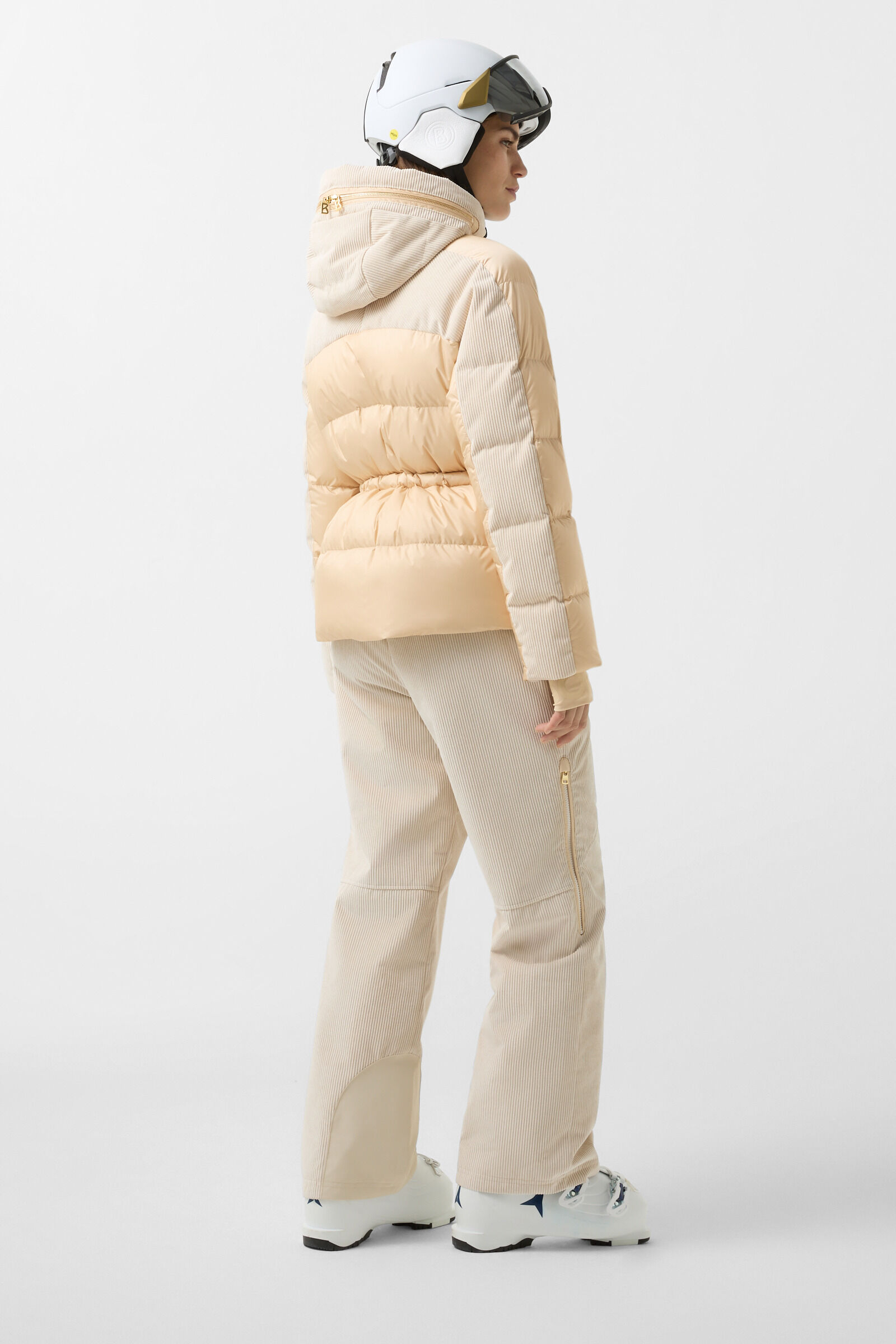 Cord-Skijacke Marli Beige