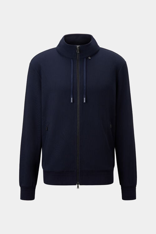 Edward jersey jacket Navy blue