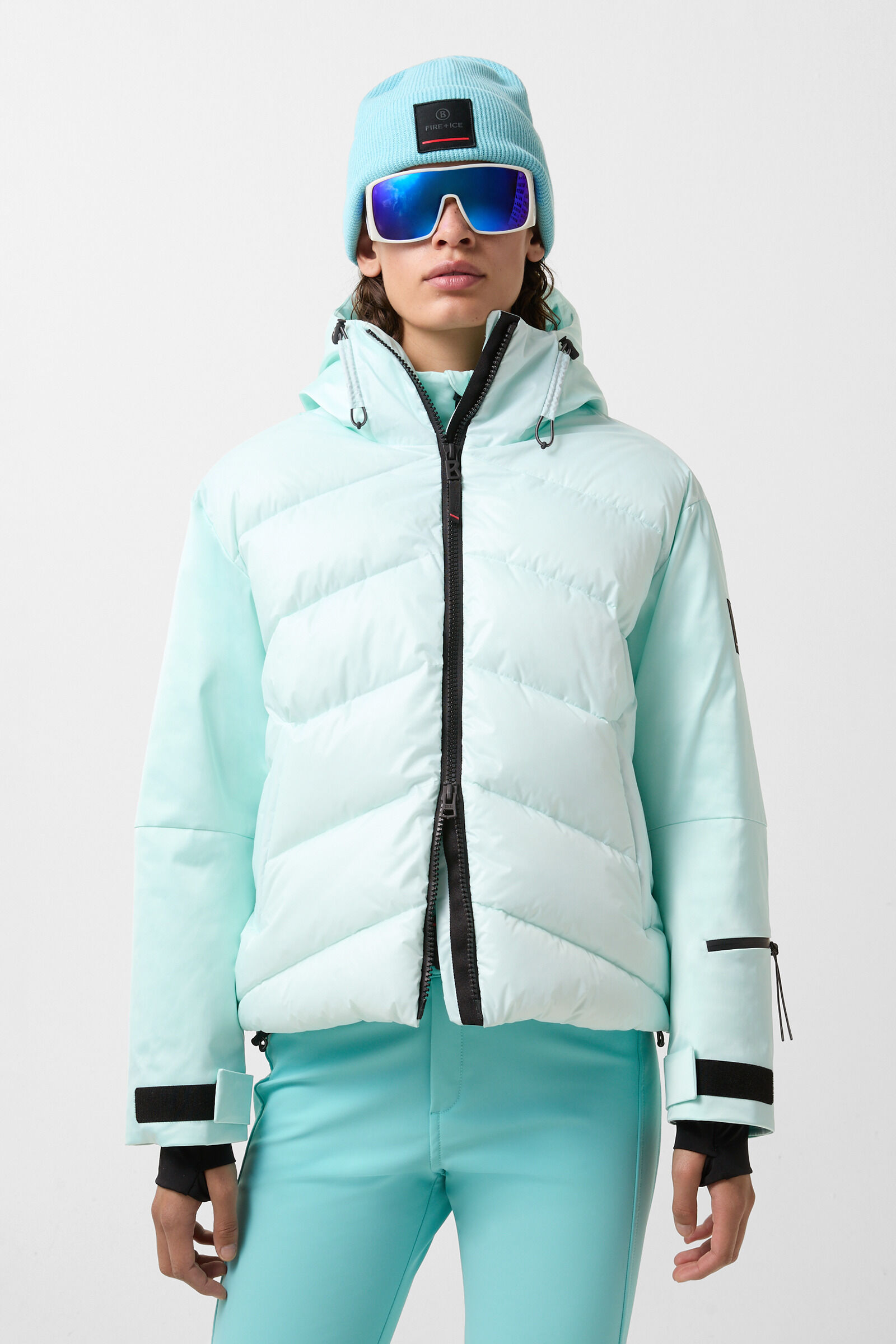 Veste matelass&eacute;e de ski Talina Menthe
