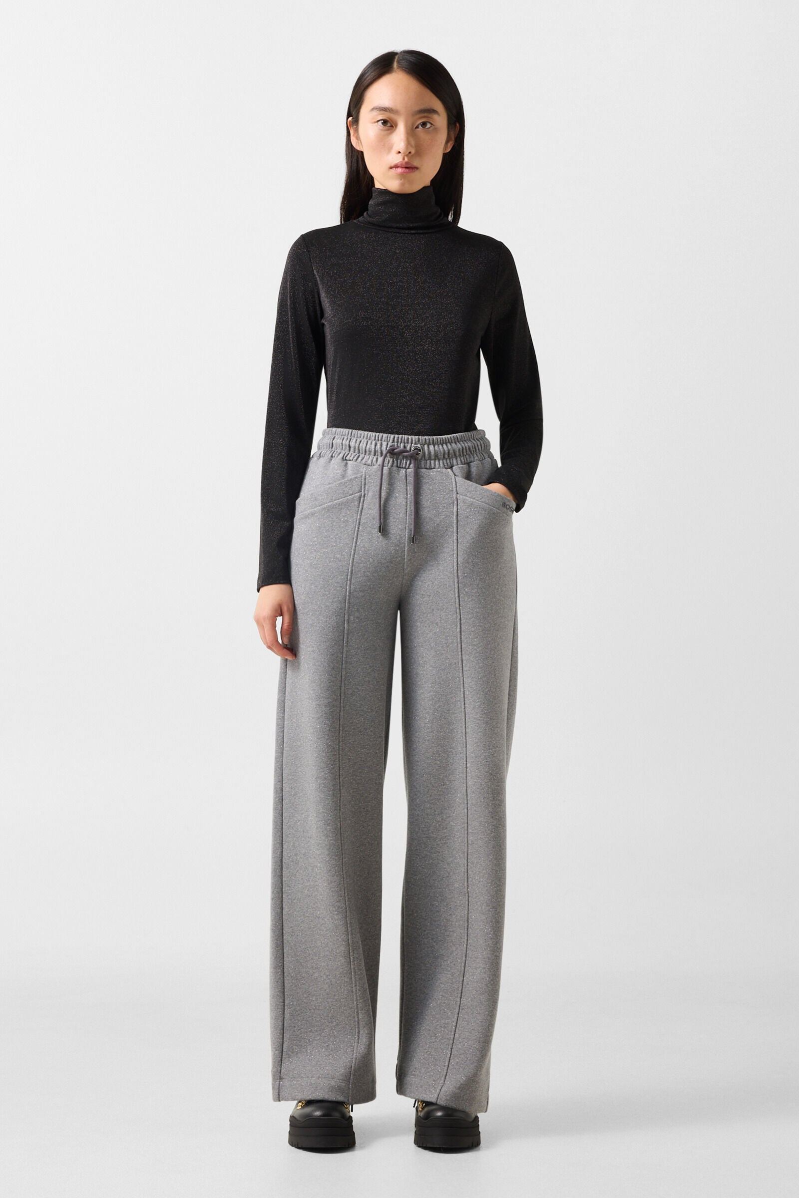 Silva long-sleeved top Black