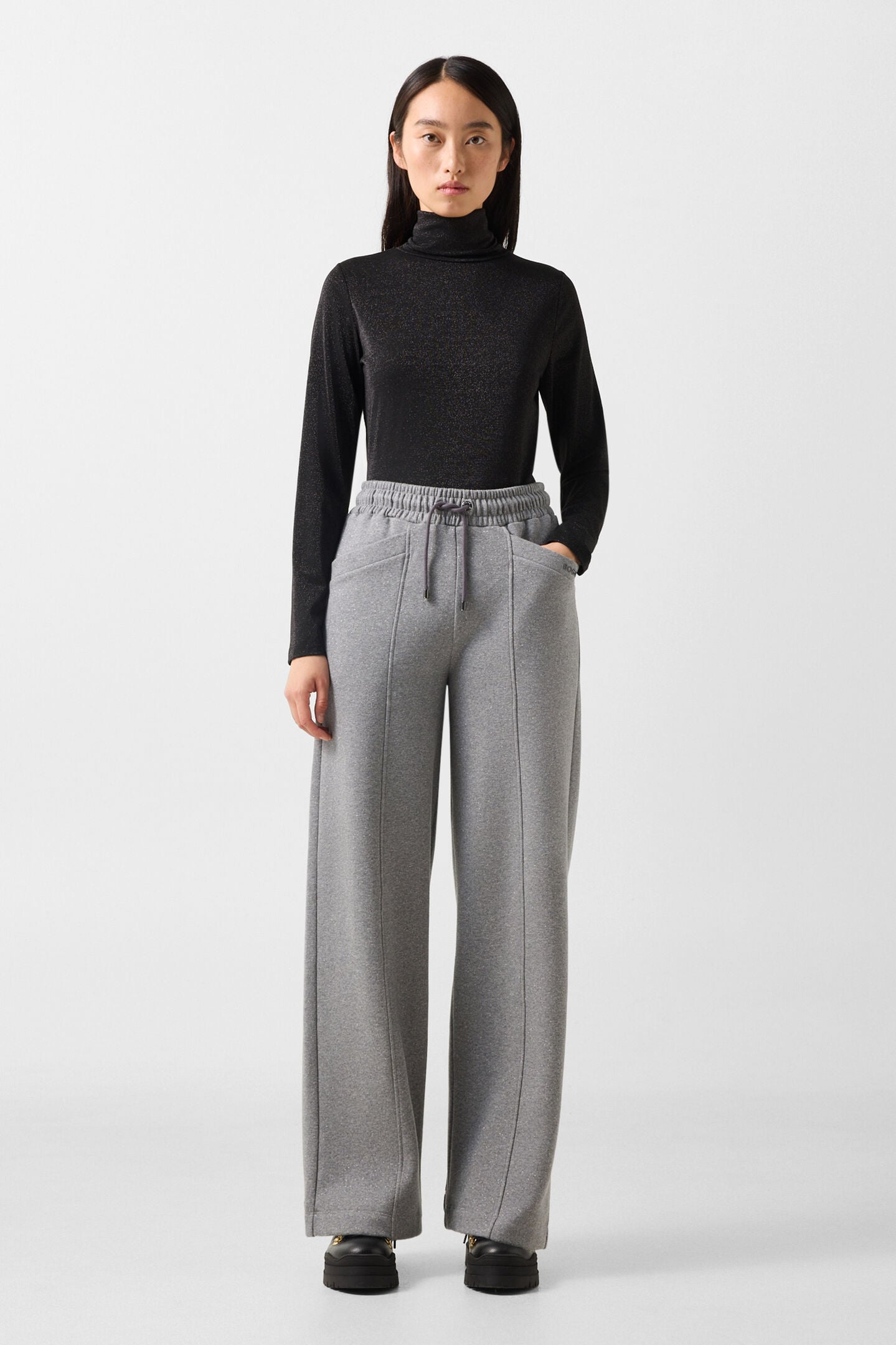 Silva long-sleeved top Black