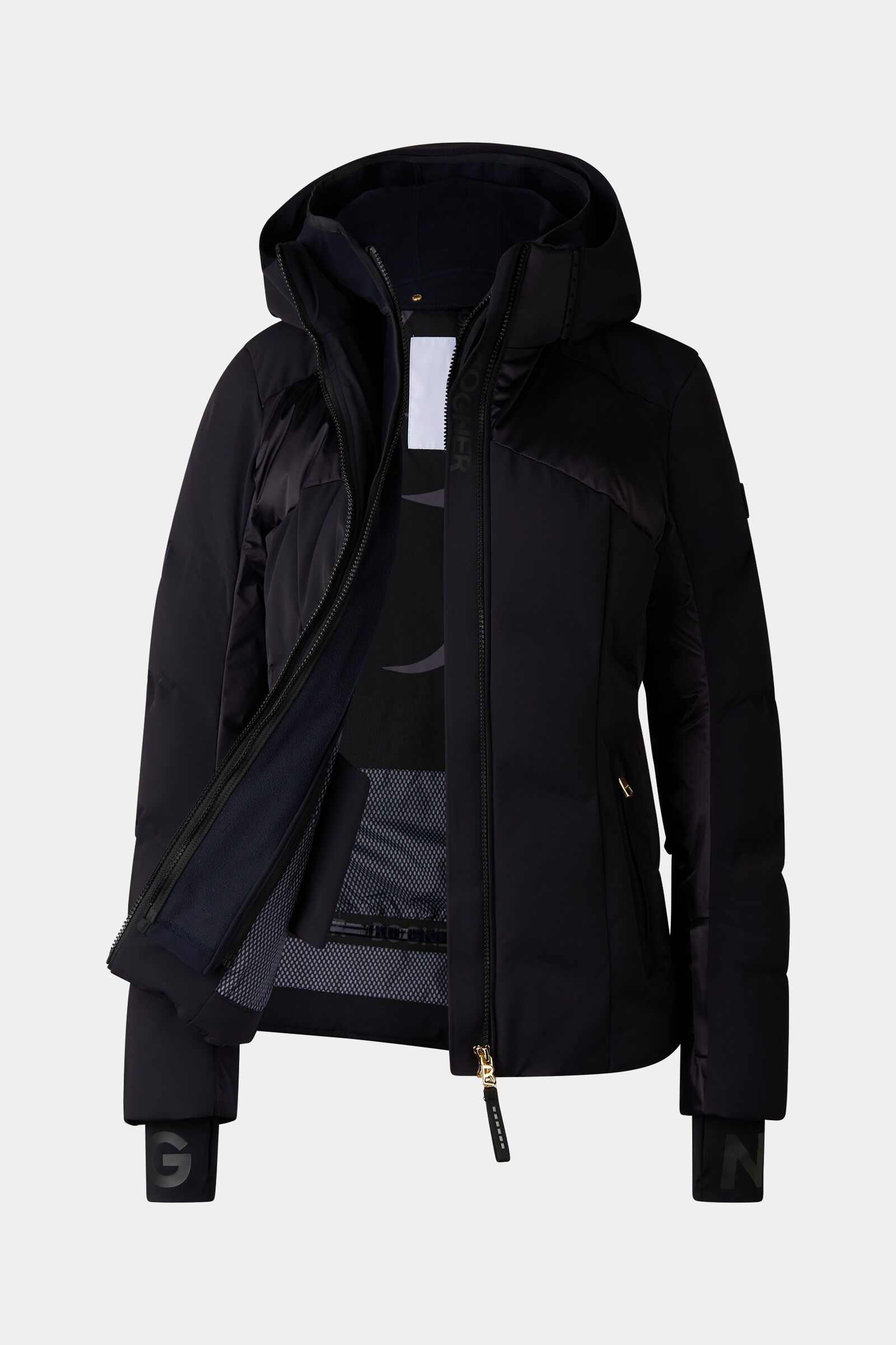 Delin down ski jacket Black