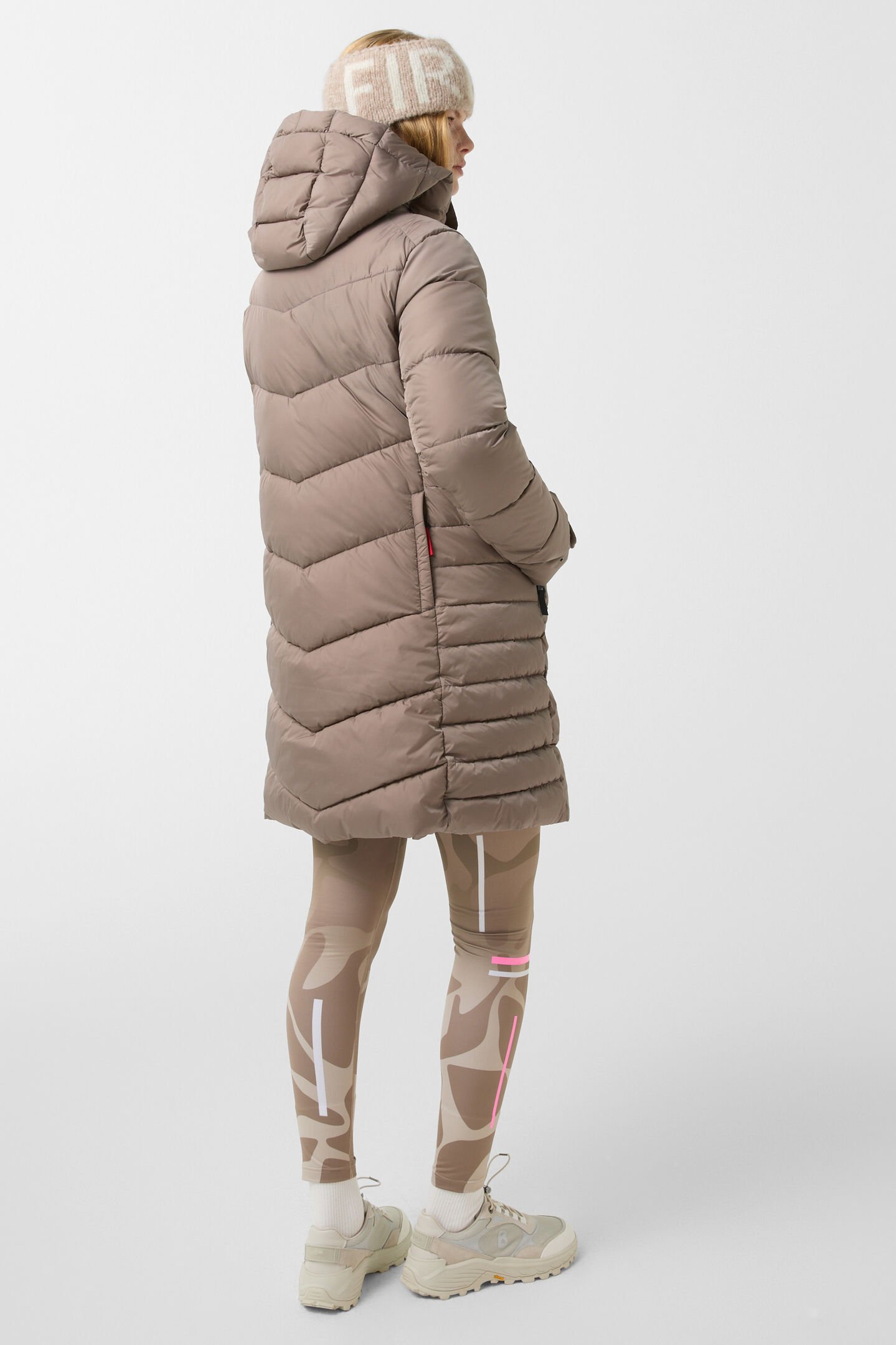 Aenny quilted coat Caramel