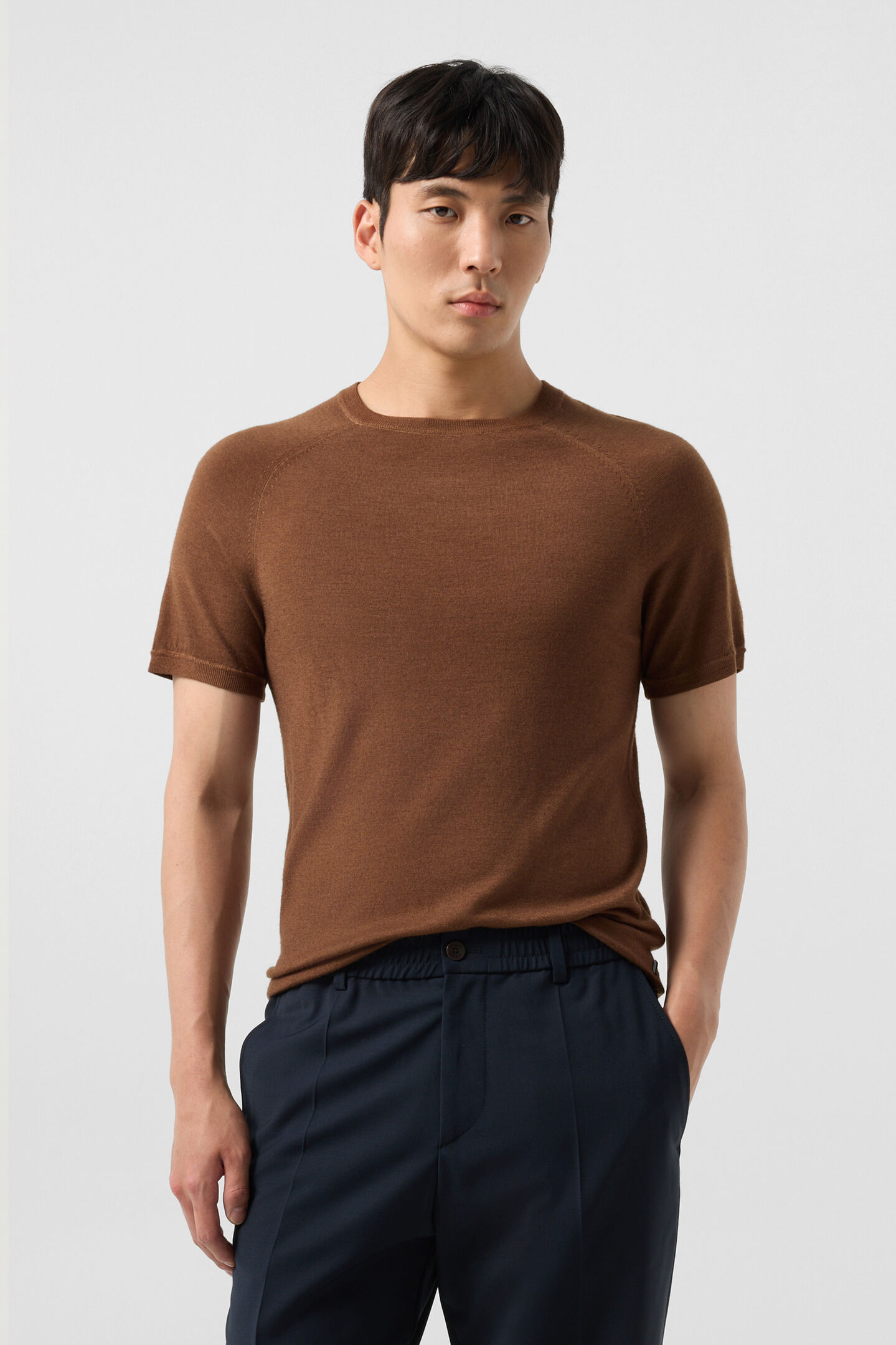 Osaka merino shirt Brown