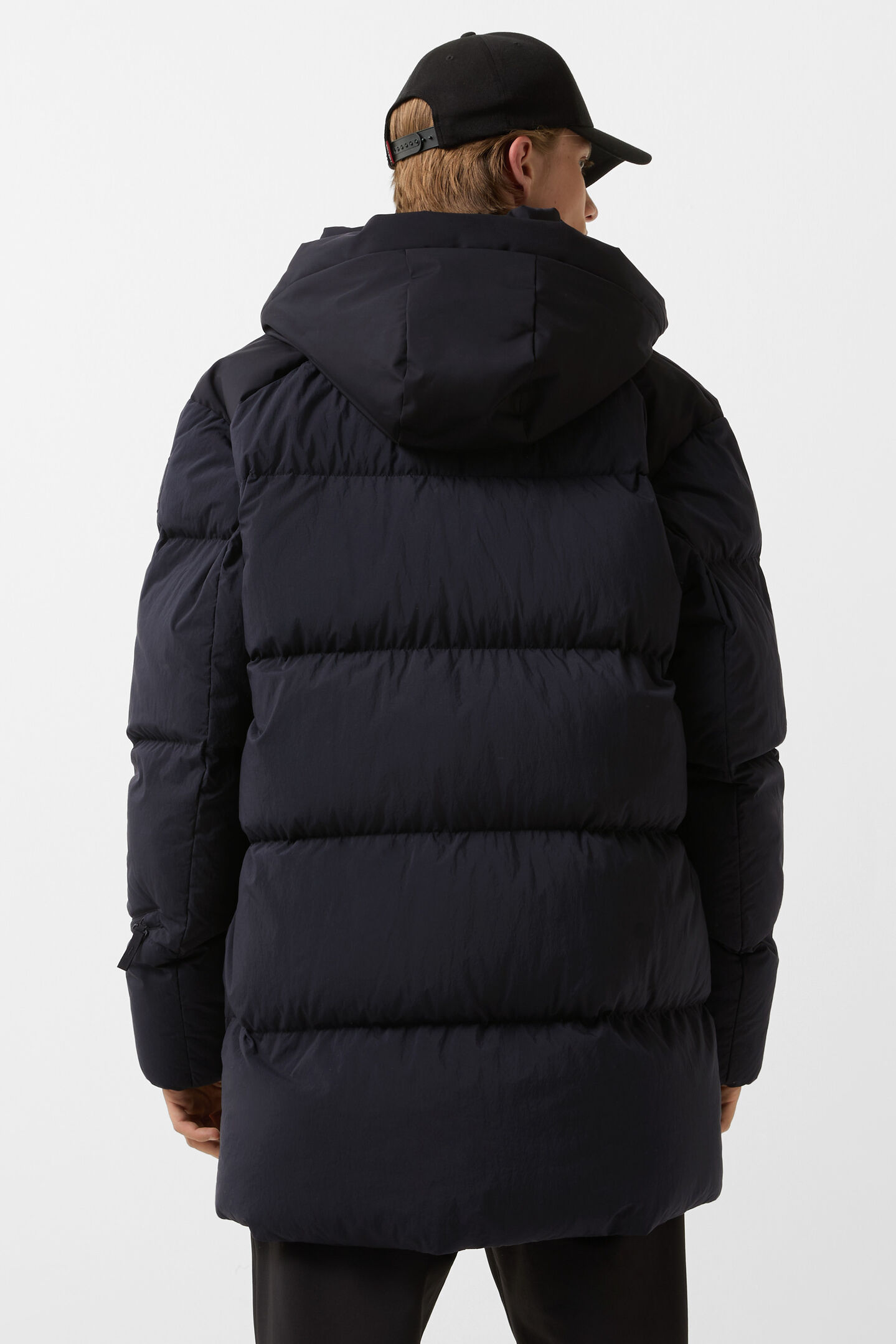 Yaron down short coat Black