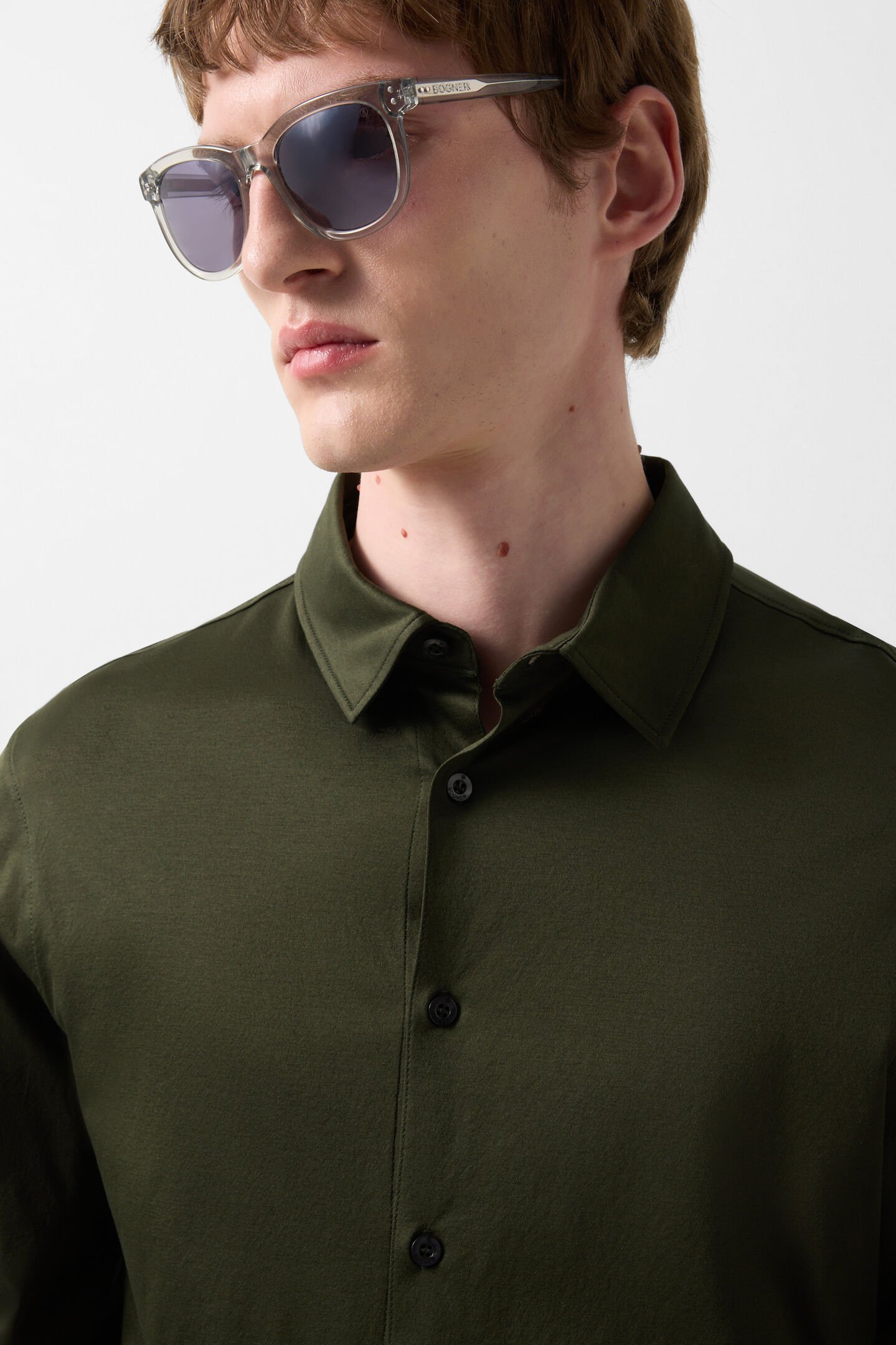 Jersey shirt Franz Olive green