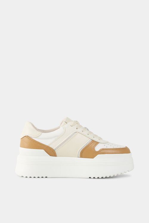 Sneaker New York Cognac/Off-White