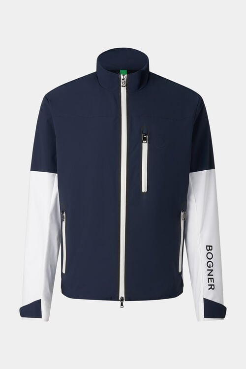 Funktionsjacke Bolek Navy-Blau/Wei&szlig;