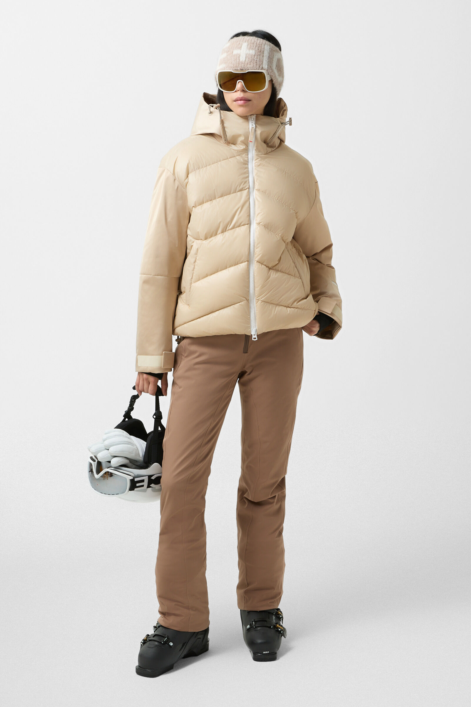 Talina quilted jacket Beige