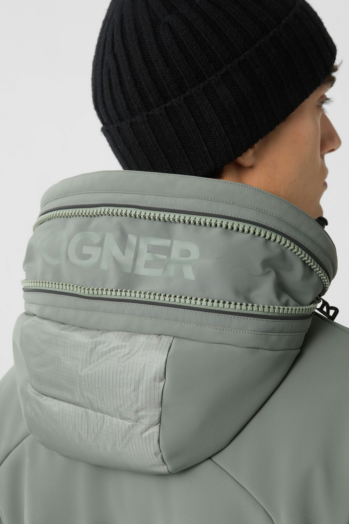 Zoran softshell ski jacket Olive green