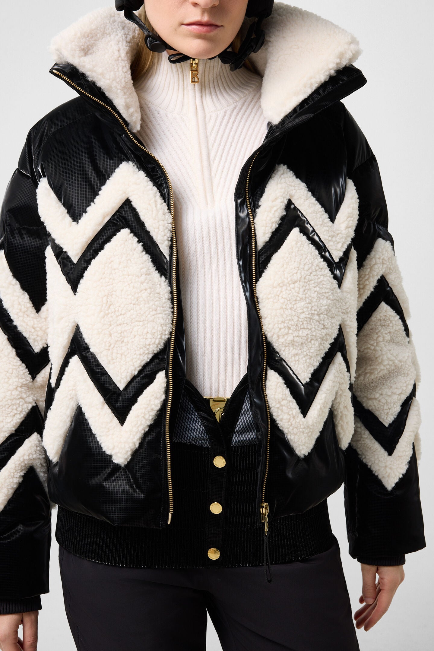 Vaya Down Ski Jacket Black/Off-white