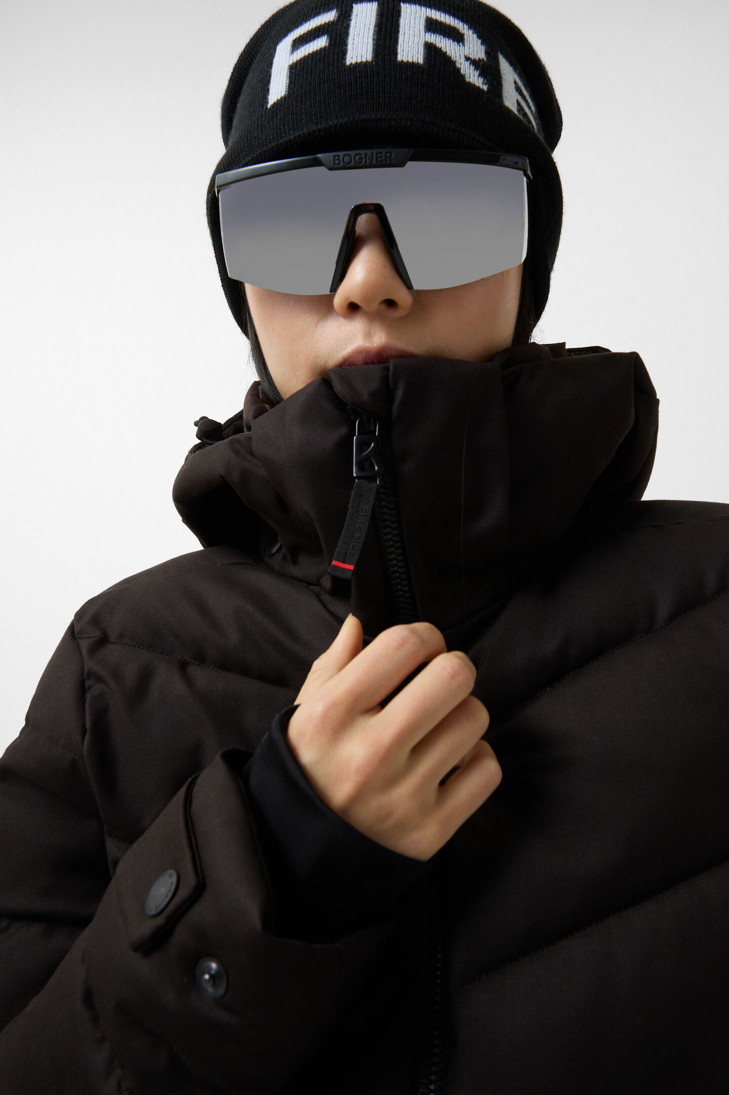 Saelly quilted jacket Black