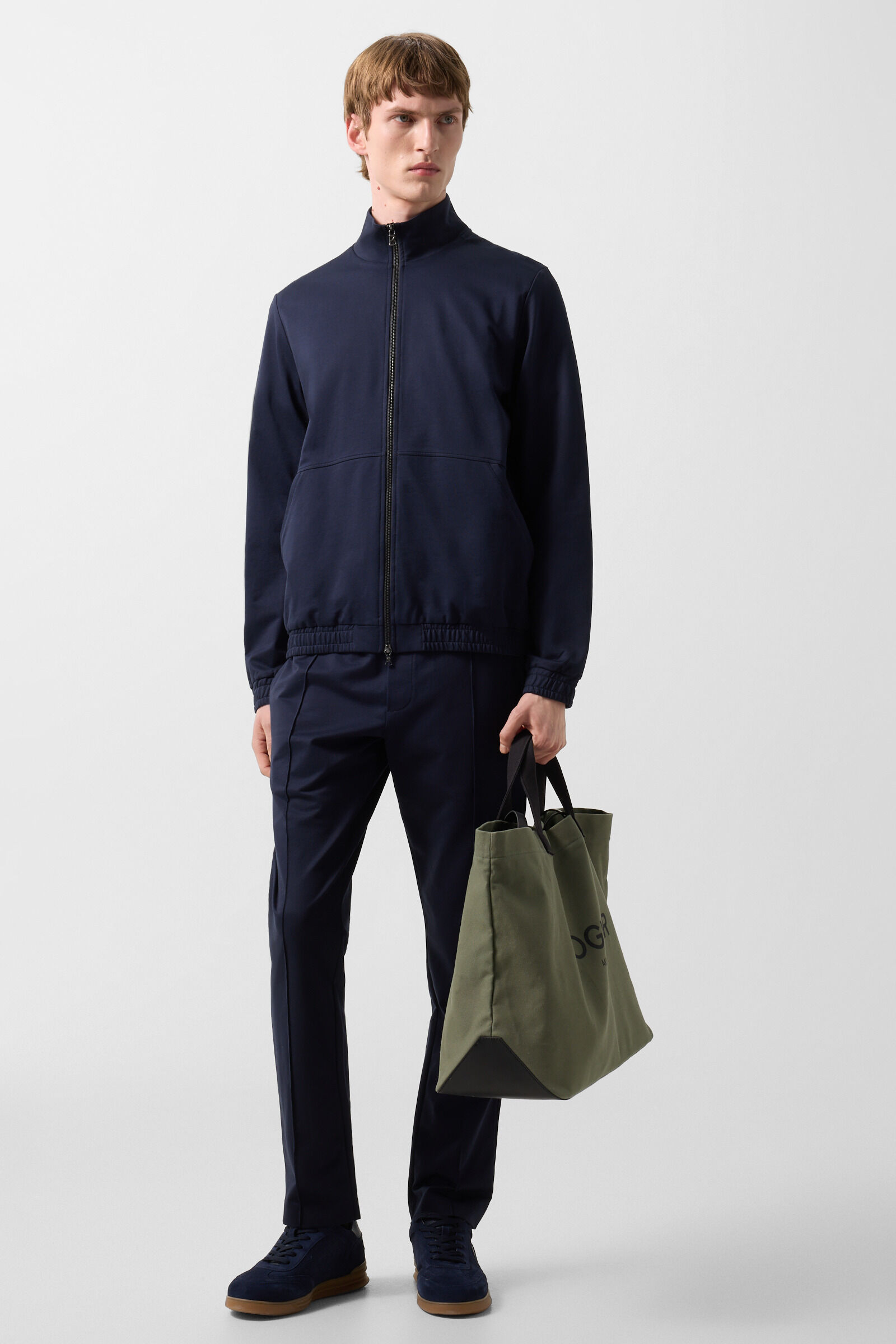 Rupert jersey jacket Navy blue