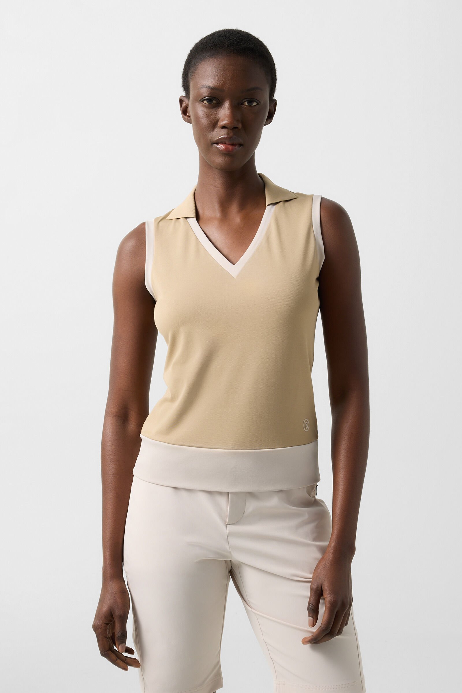 Polo-Top Alysha Beige