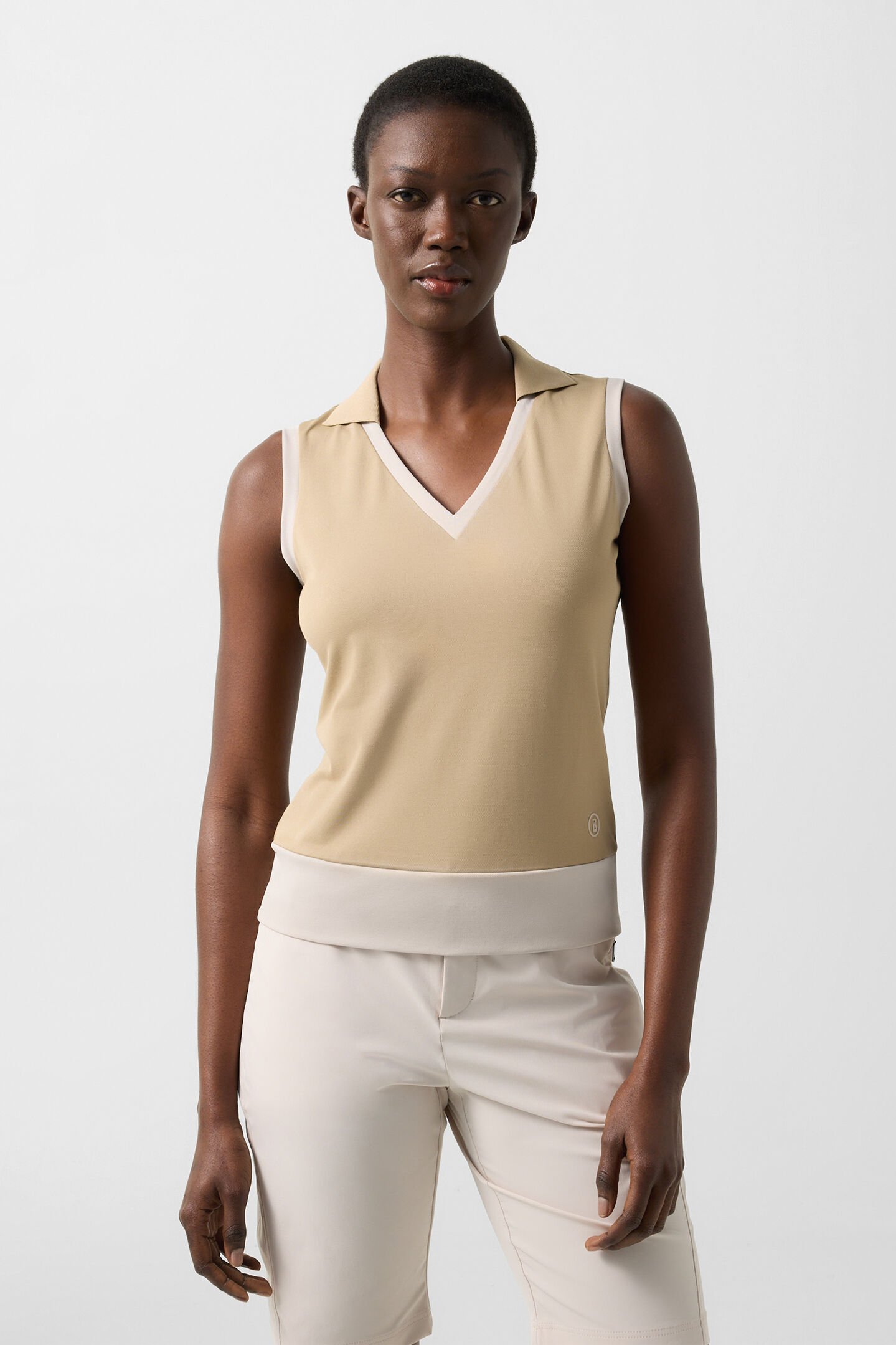 Polo-Top Alysha Beige