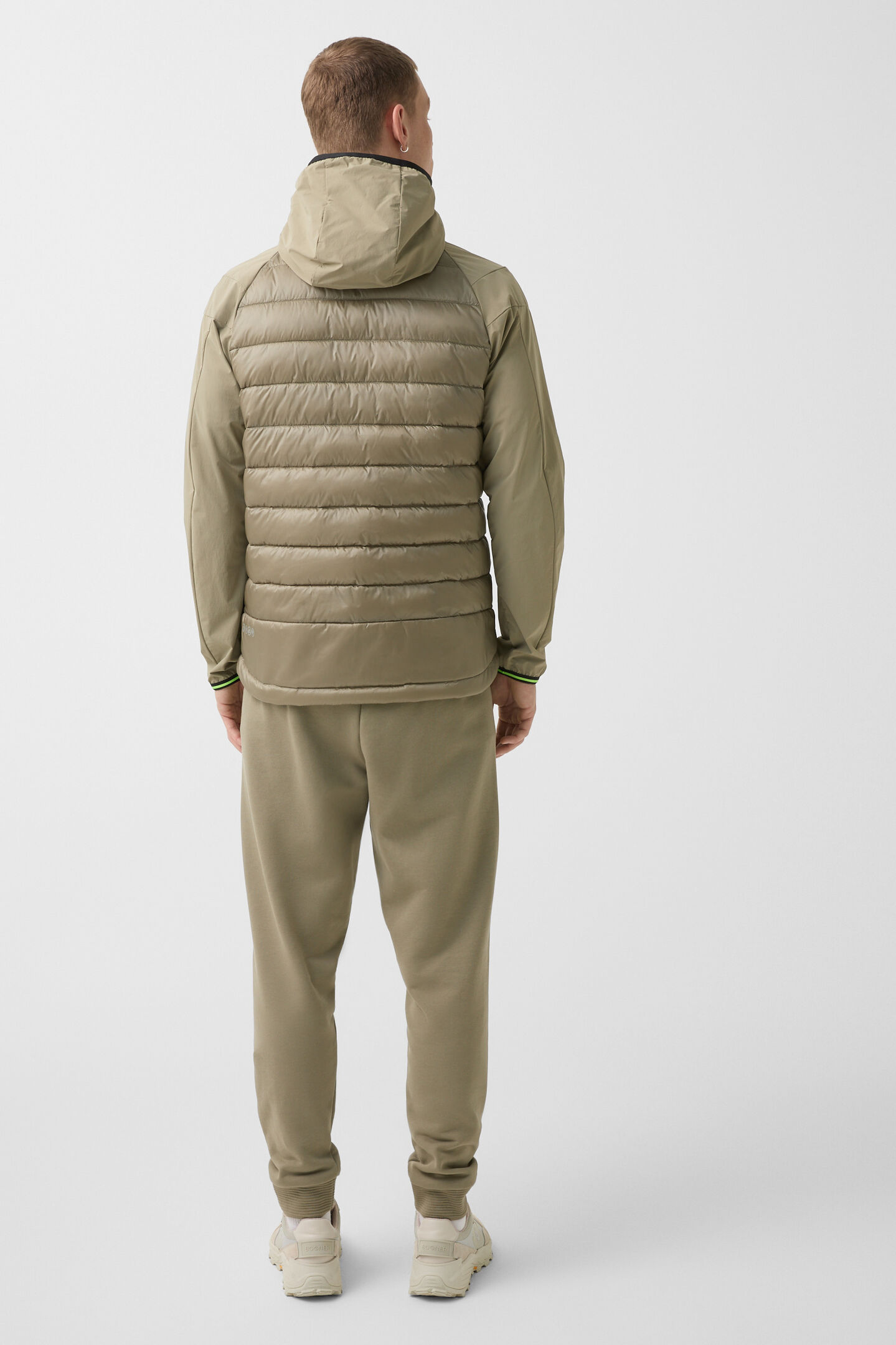 Hybrid-Steppjacke Kegan Dunkelbeige