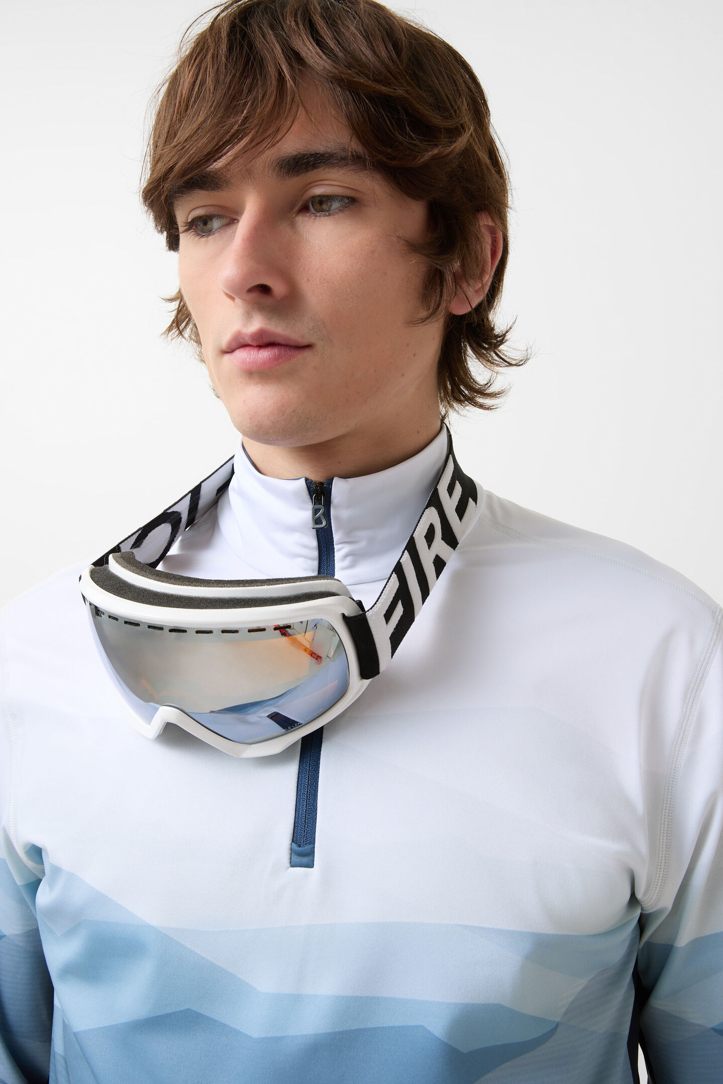 Première couche Pascal blanc/bleu
