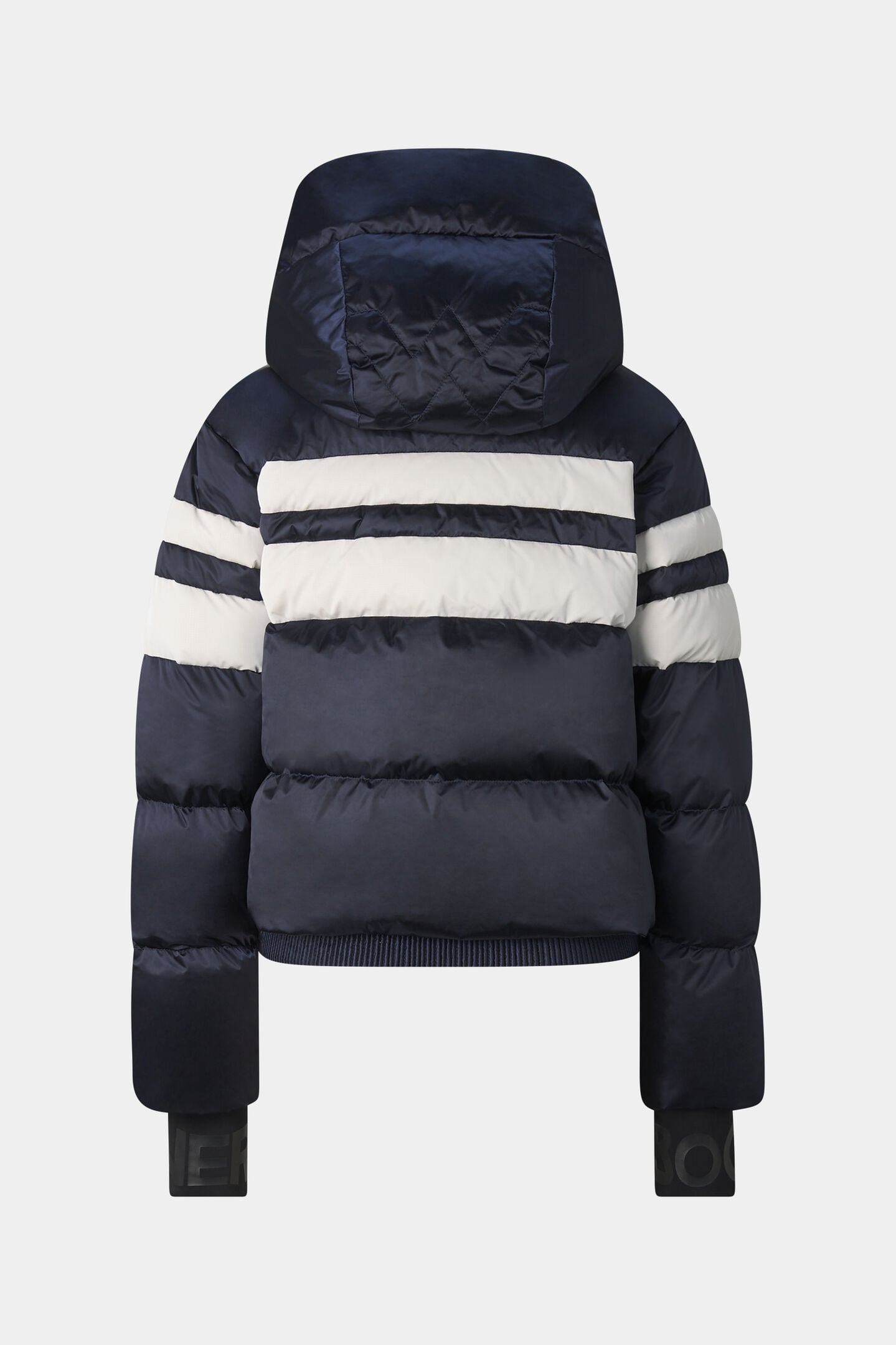Ski-Daunenjacke Silla Navy/Wei&szlig;
