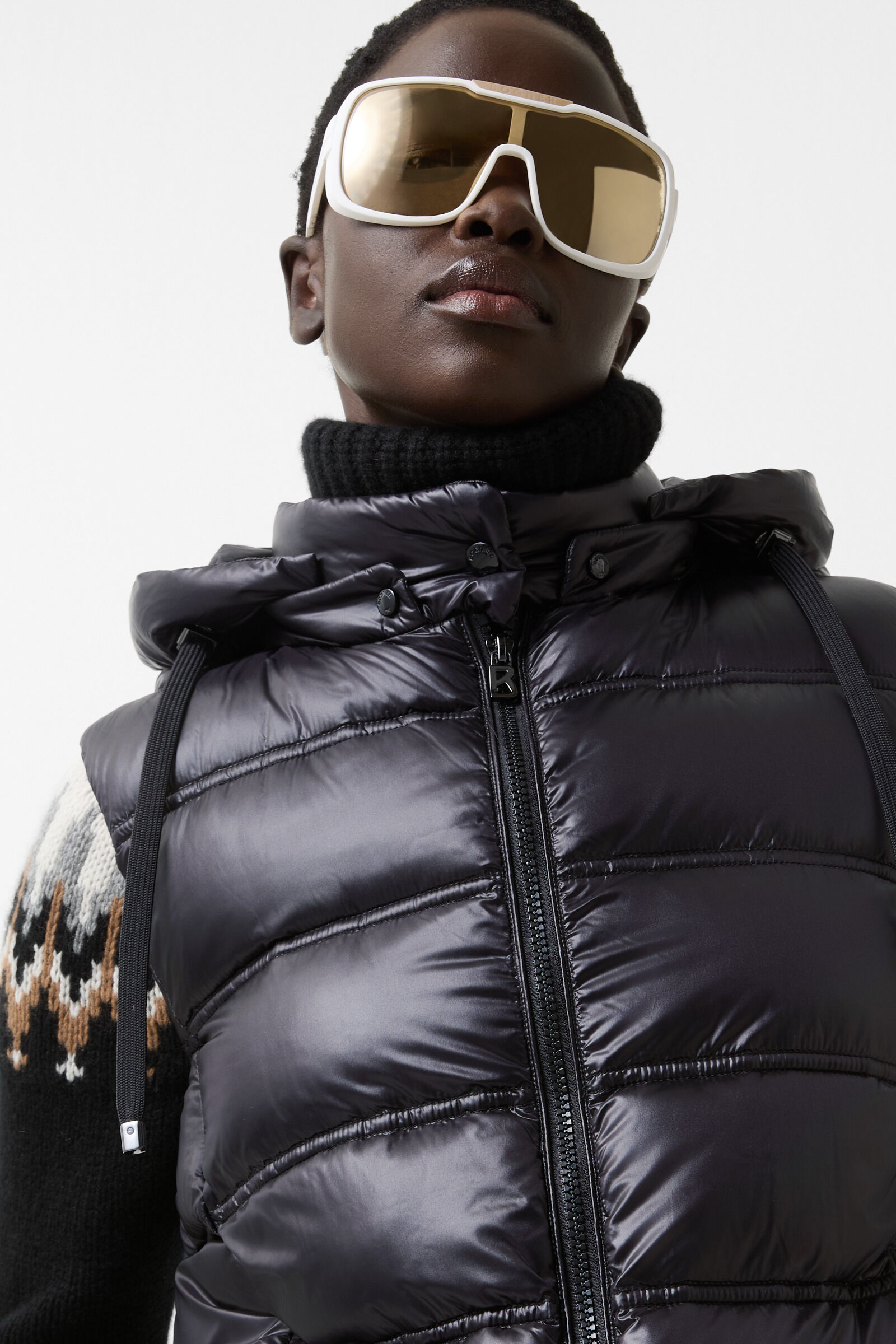 Liddy down waistcoat Black