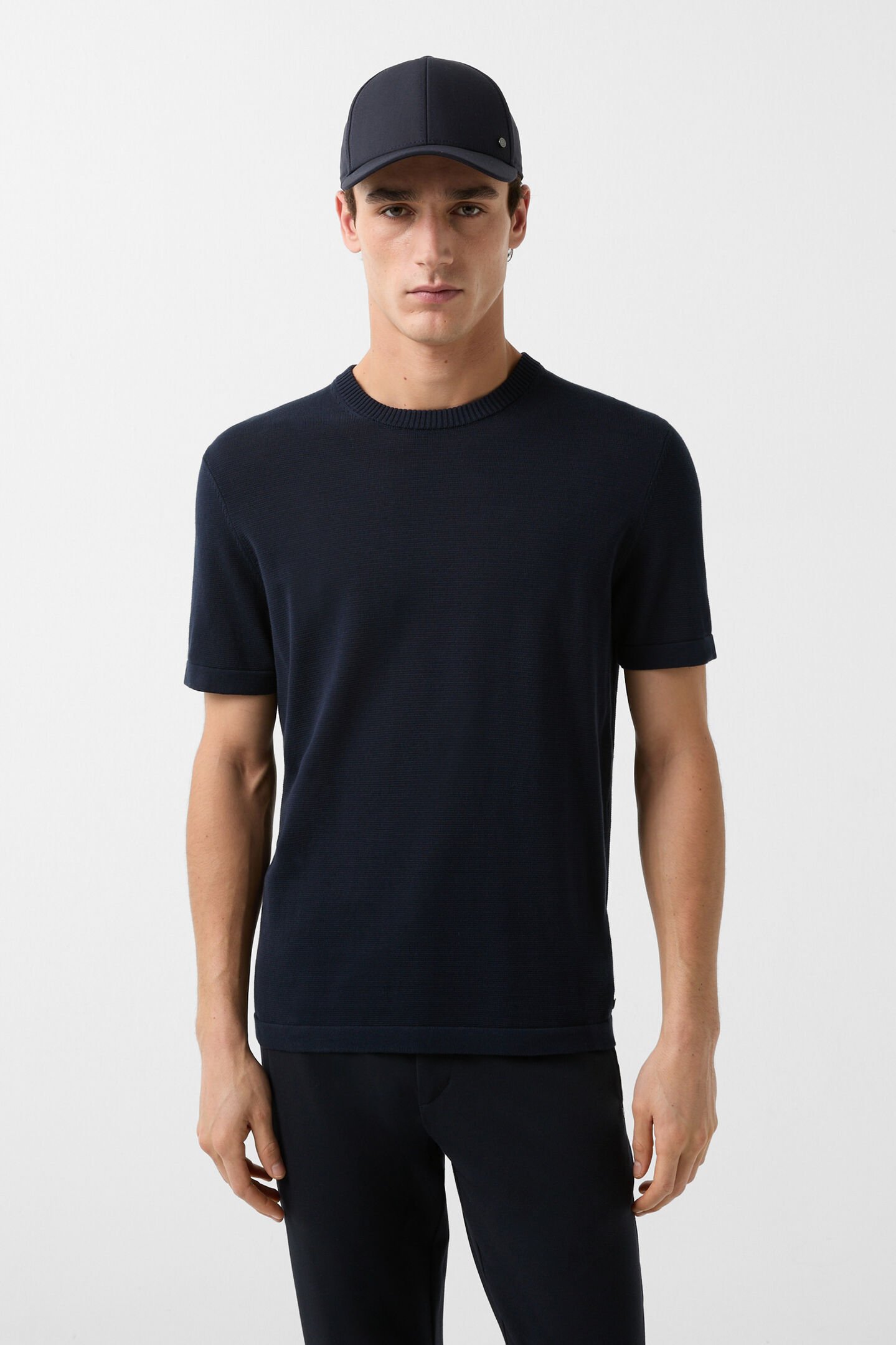 Knitted shirt Lloyd Navy blue