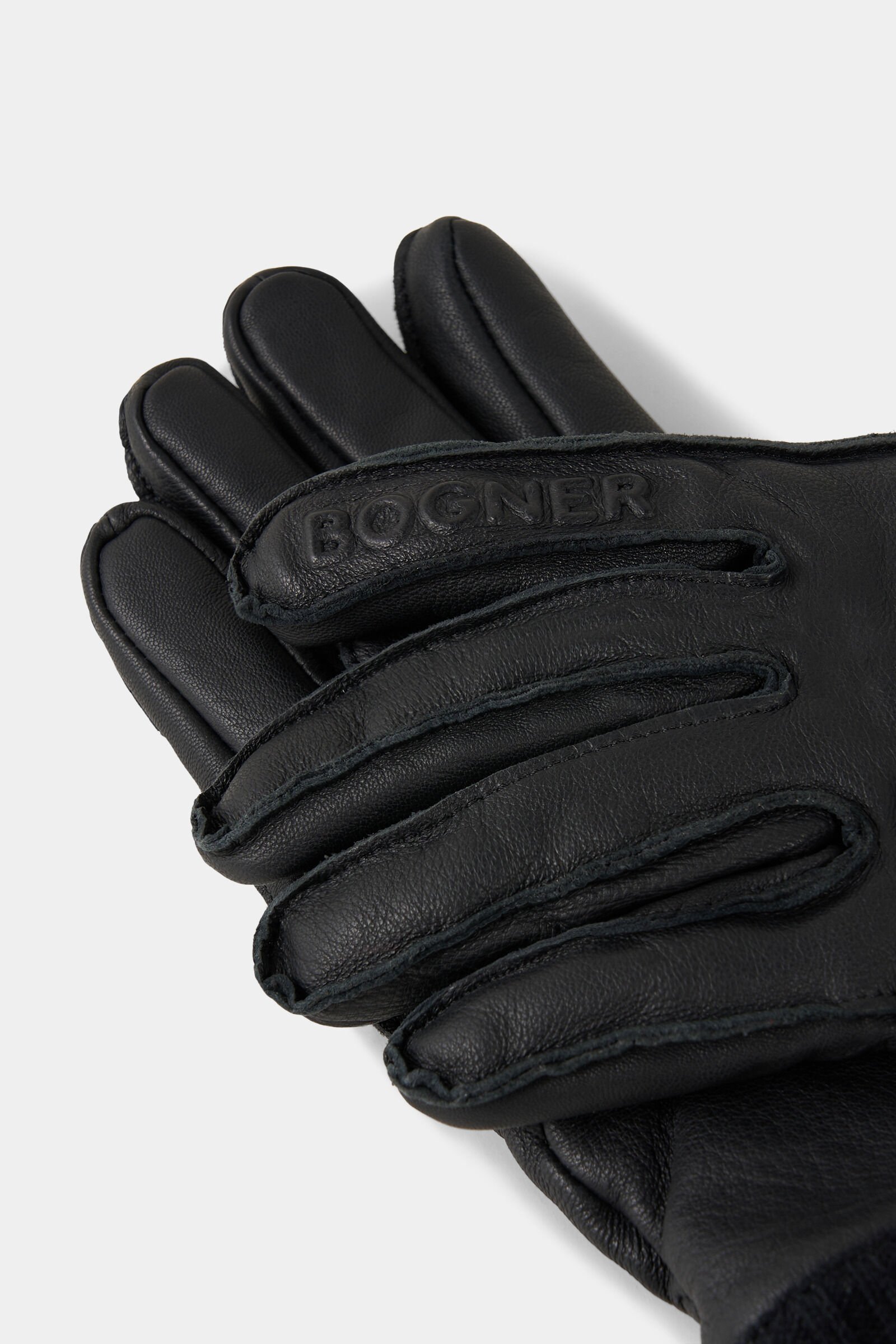 Leder-Handschuhe Toni Schwarz