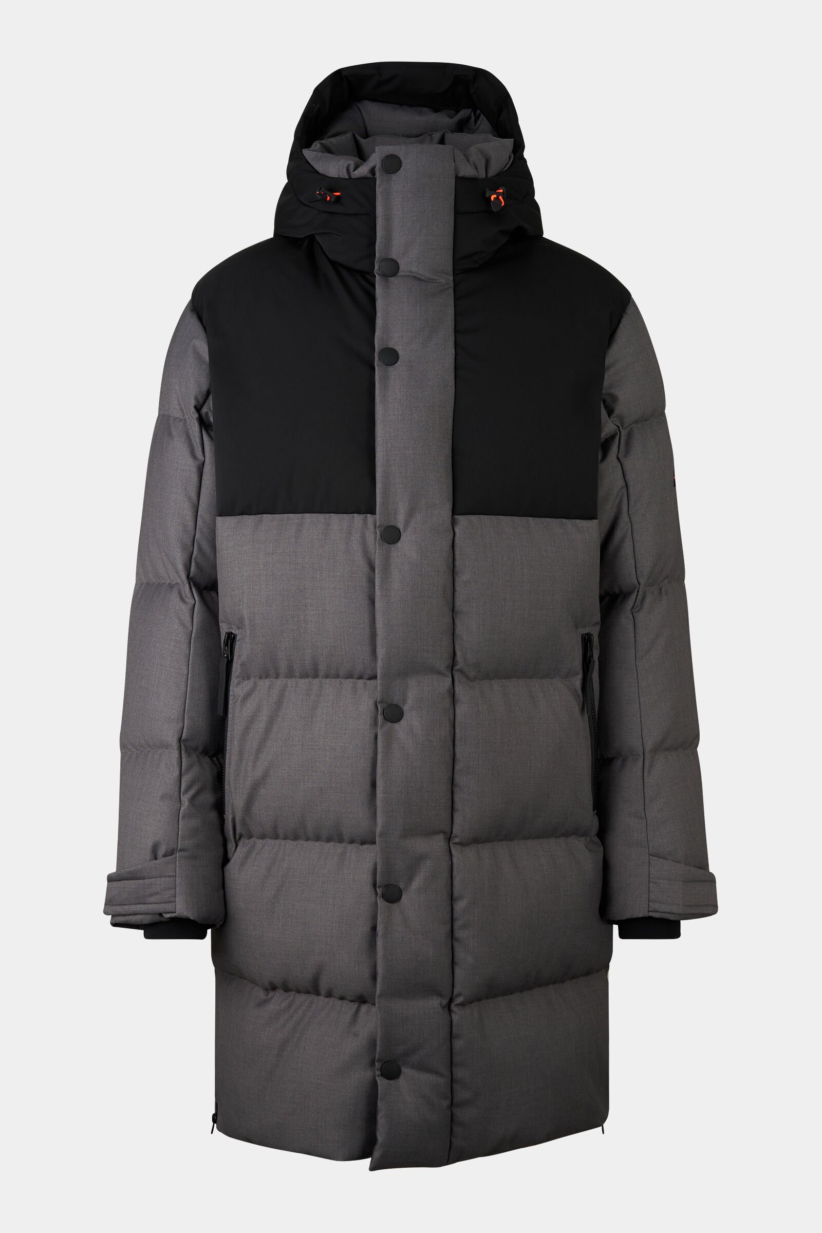 Walt down coat Grey/black
